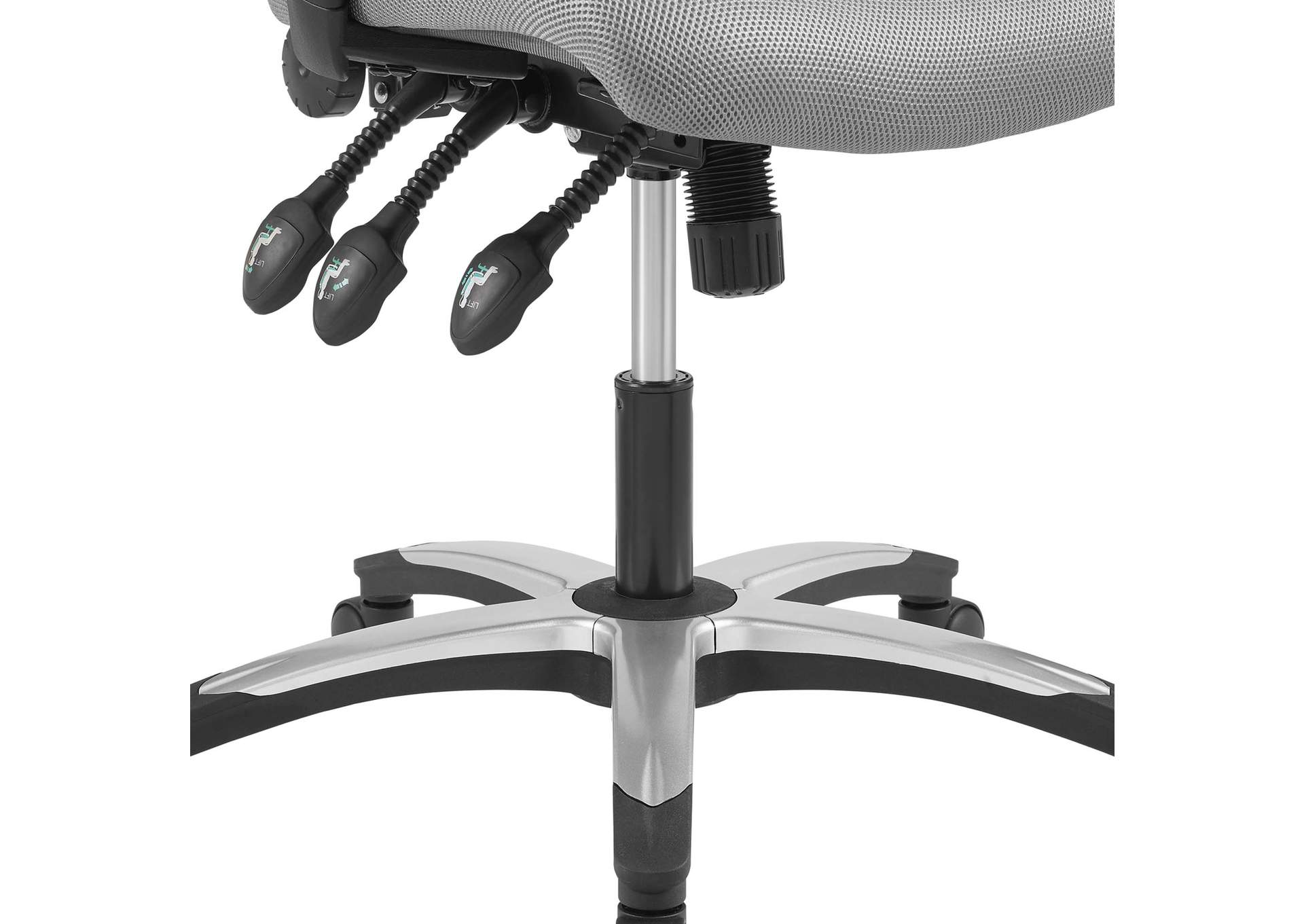 Gray Calibrate Mesh Office Chair,Modway