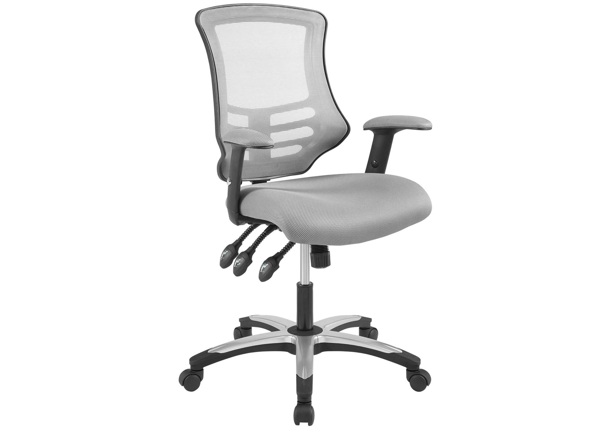 Gray Calibrate Mesh Office Chair,Modway