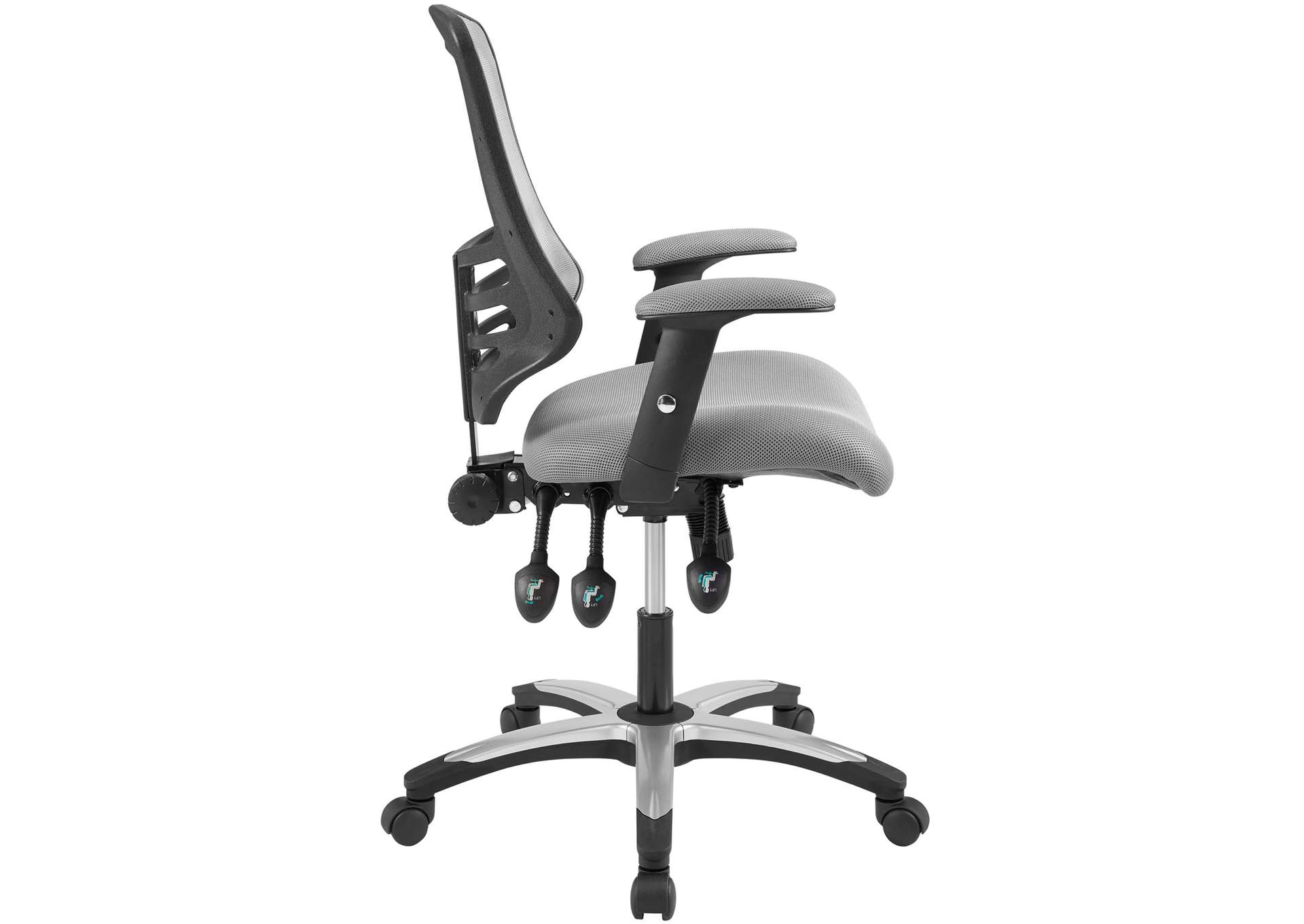 Gray Calibrate Mesh Office Chair,Modway