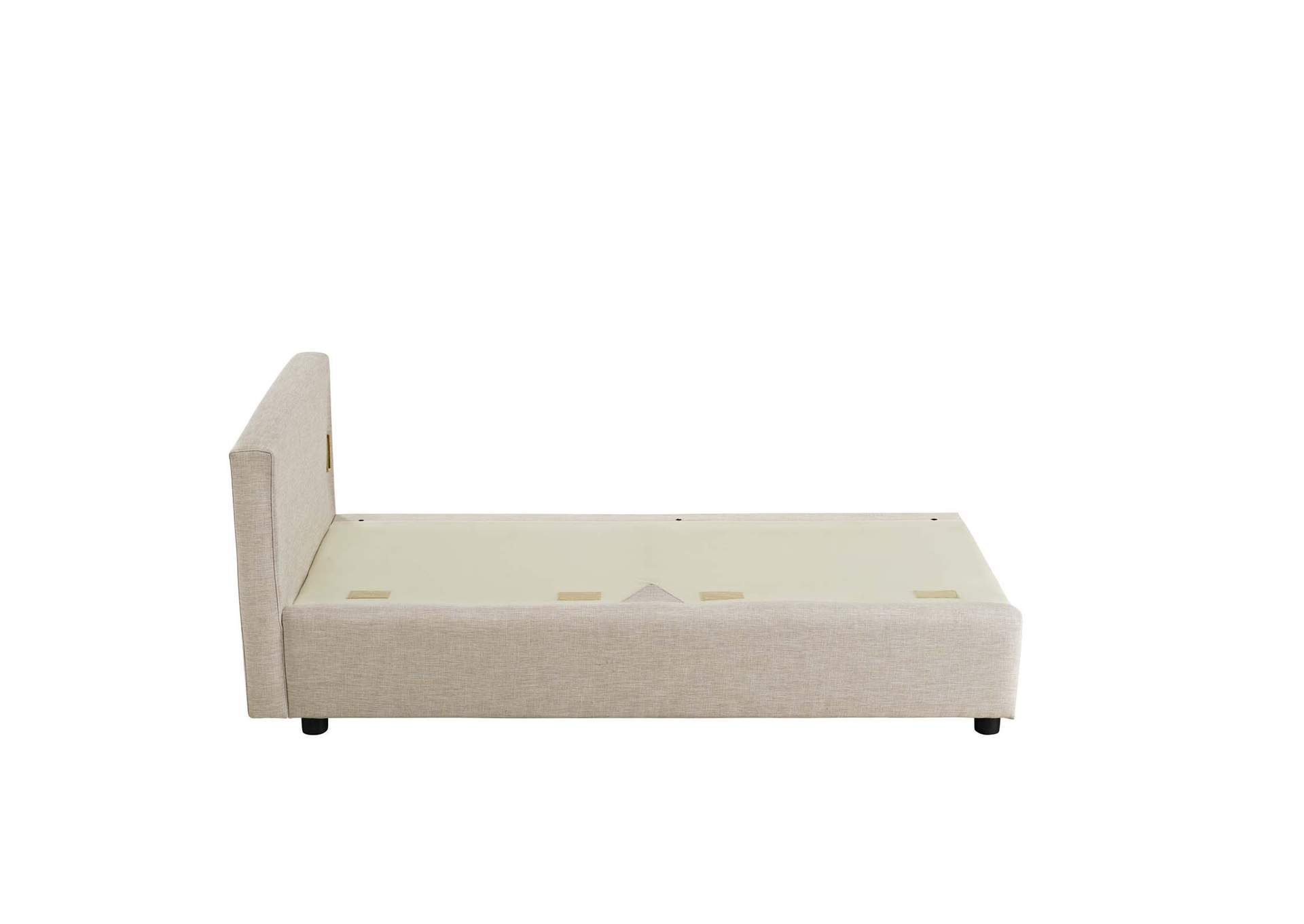 Beige Activate Upholstered Fabric Sofa,Modway