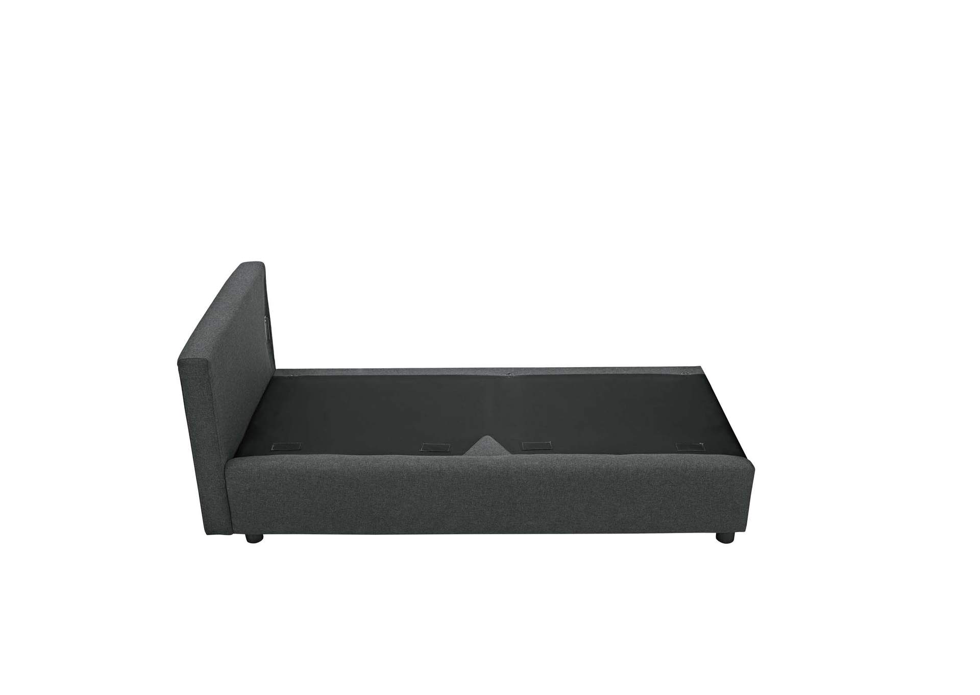 Gray Activate Upholstered Fabric Sofa,Modway