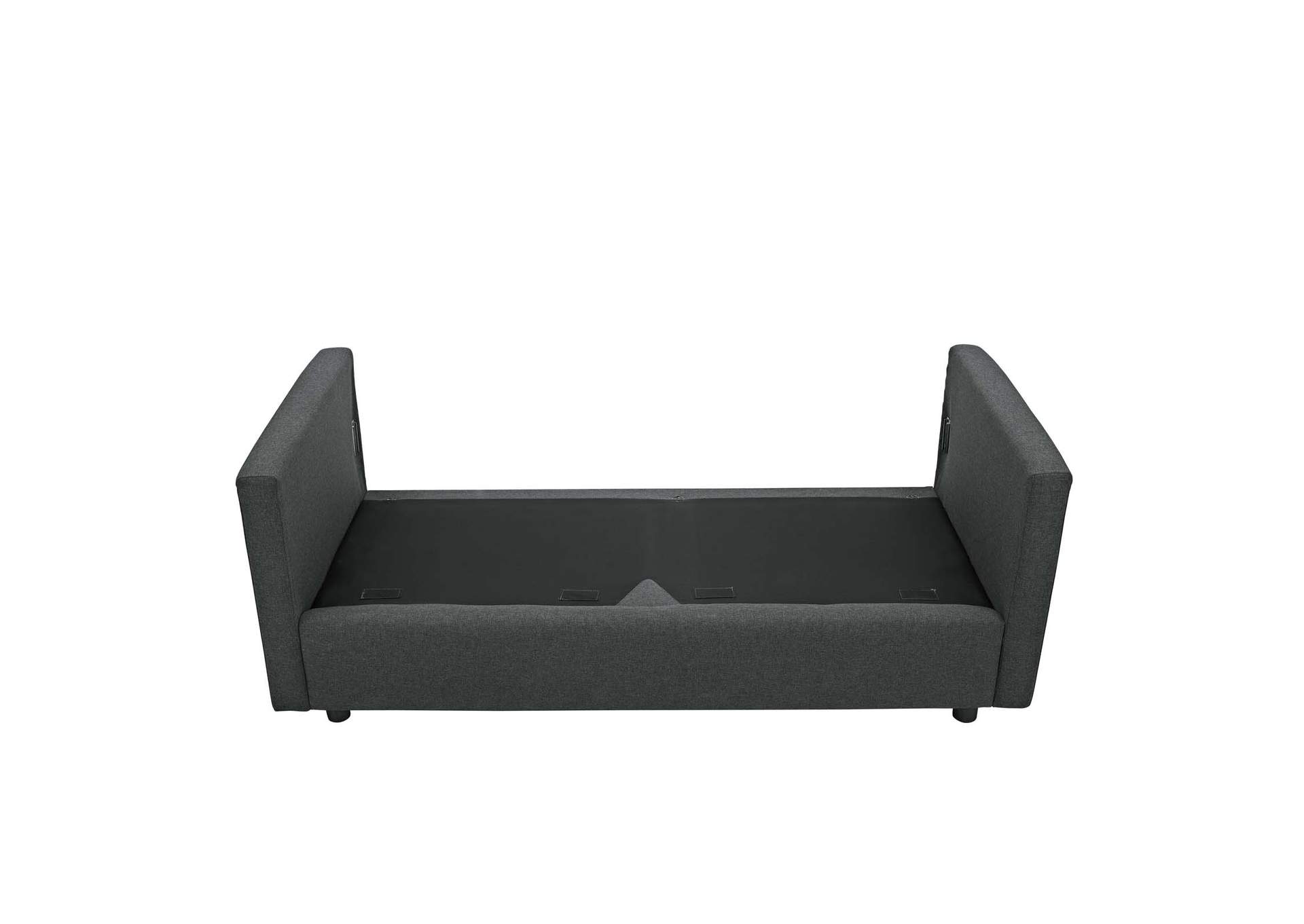 Gray Activate Upholstered Fabric Sofa,Modway