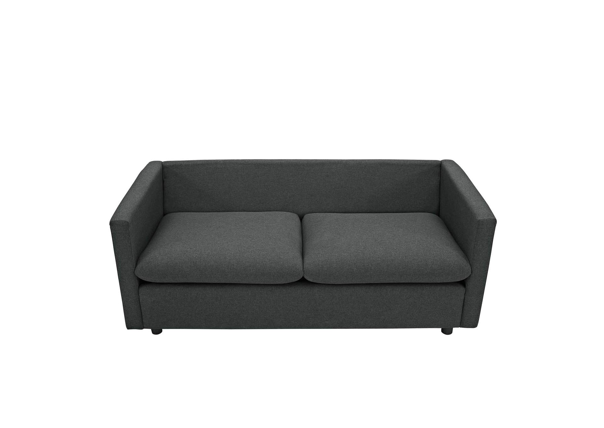 Gray Activate Upholstered Fabric Sofa,Modway