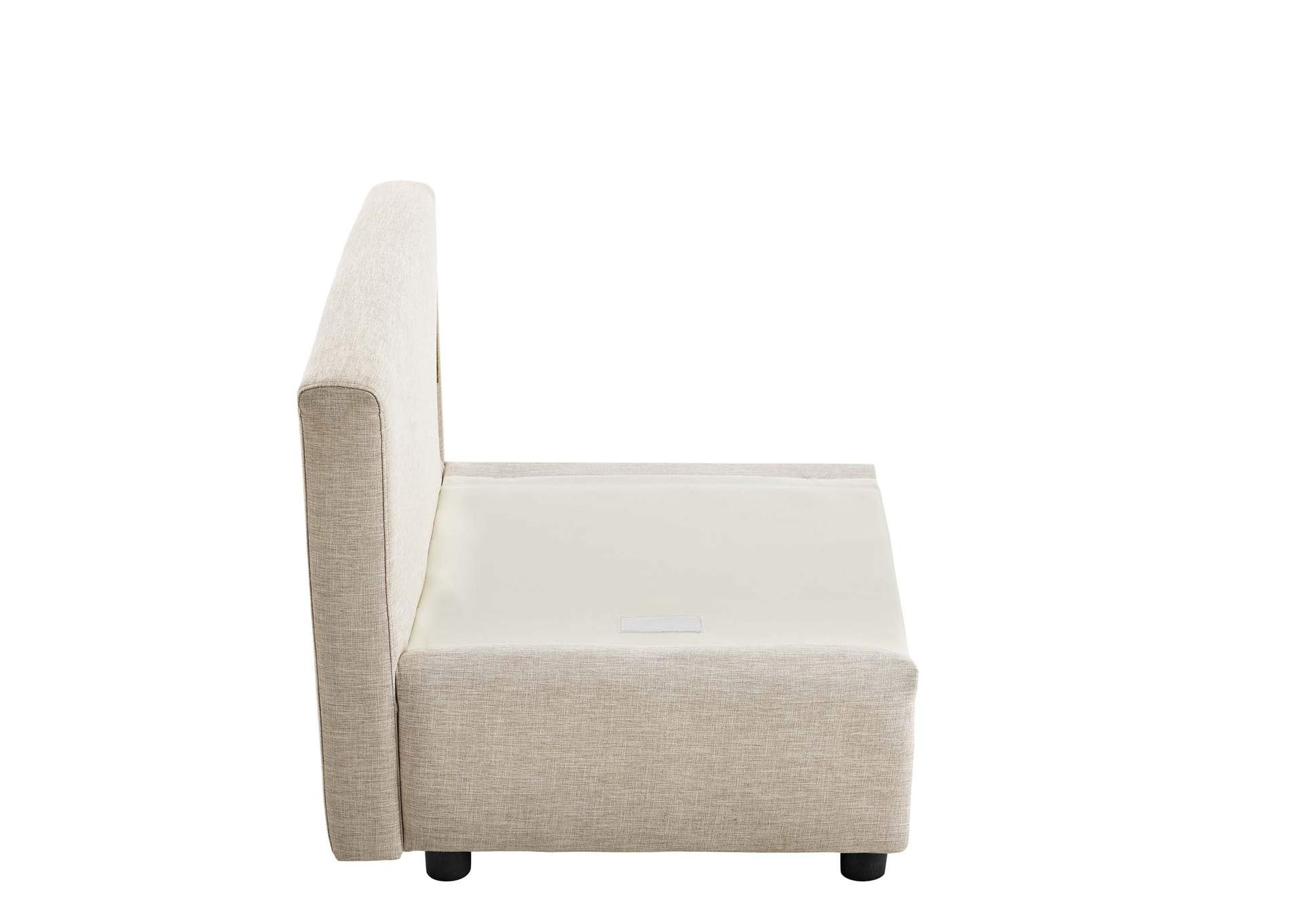 Beige Activate Upholstered Fabric Arm Chair,Modway