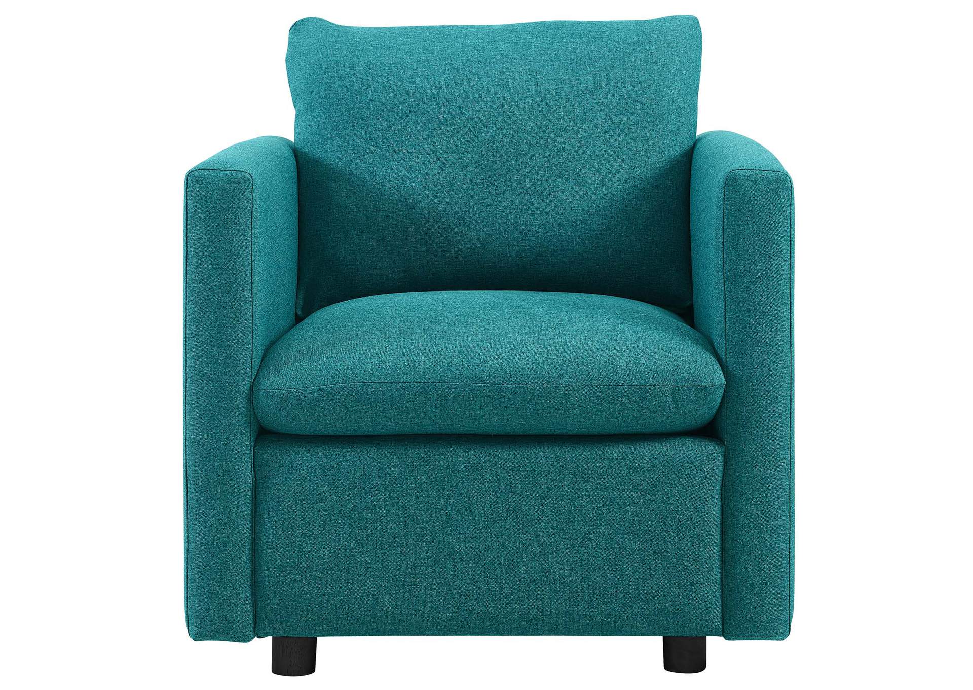 Teal Activate Upholstered Fabric Arm Chair,Modway