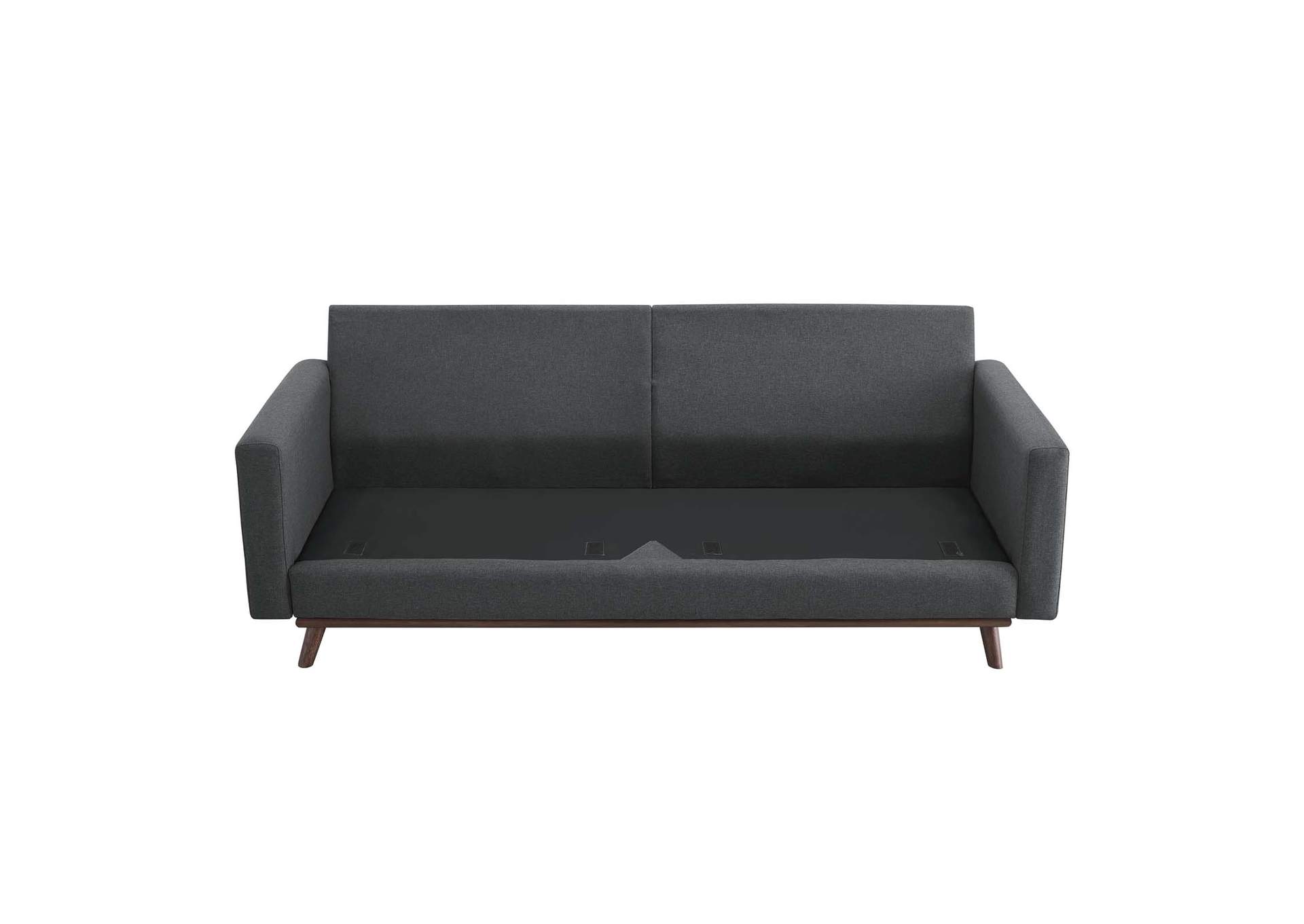 Gray Prompt Upholstered Fabric Sofa,Modway