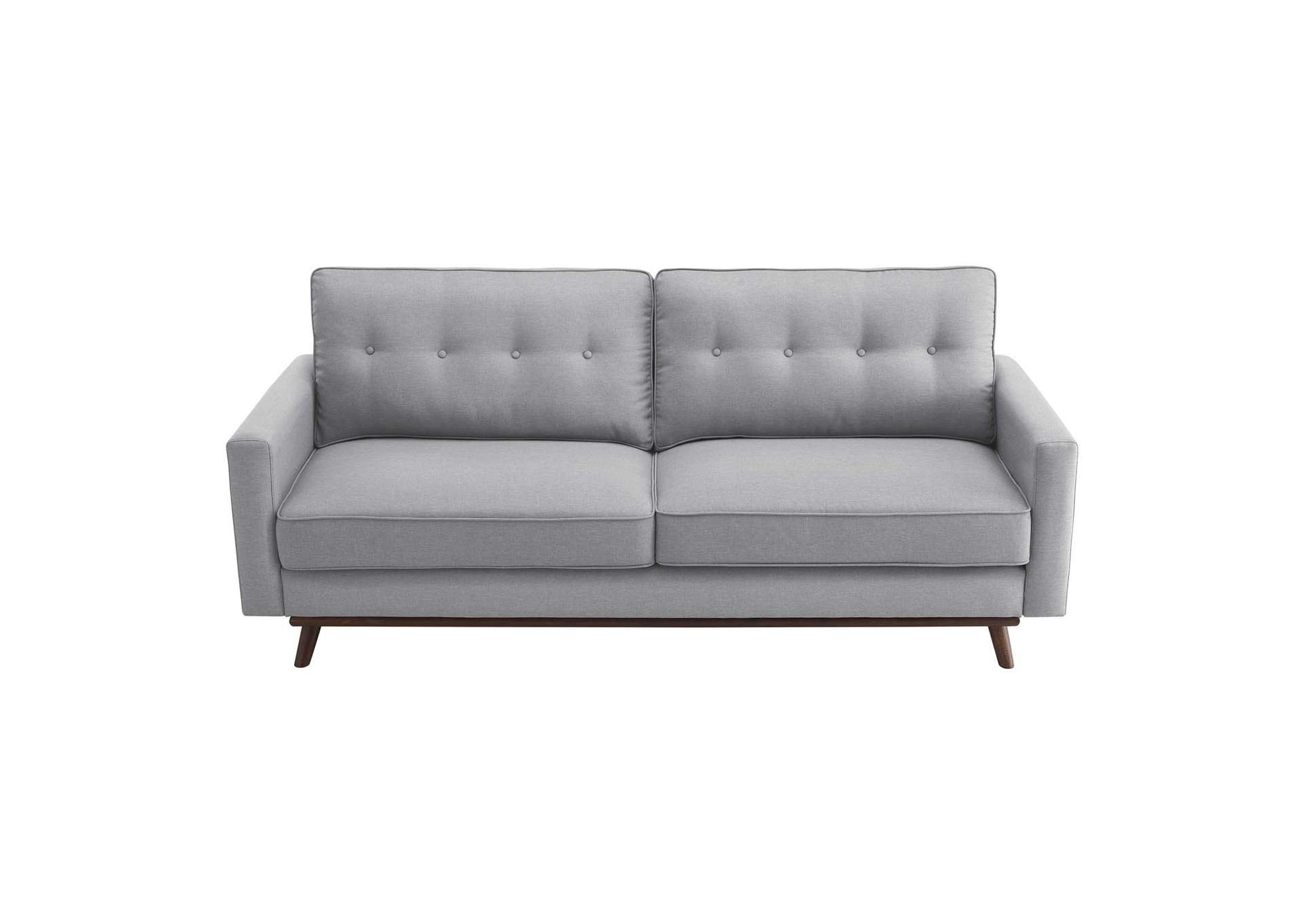 Light Gray Prompt Upholstered Fabric Sofa,Modway