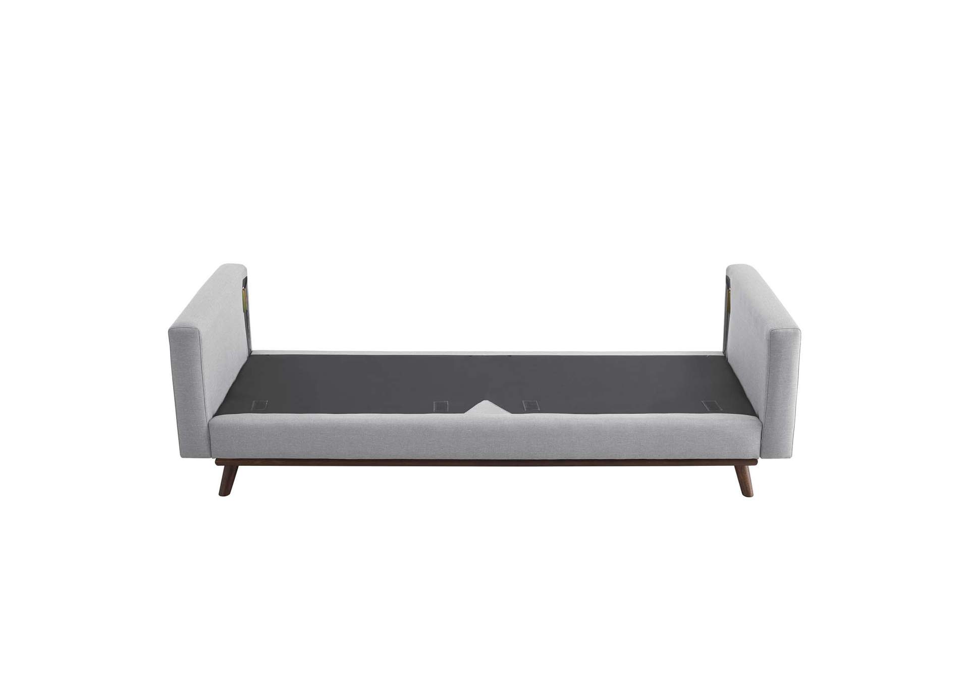 Light Gray Prompt Upholstered Fabric Sofa,Modway
