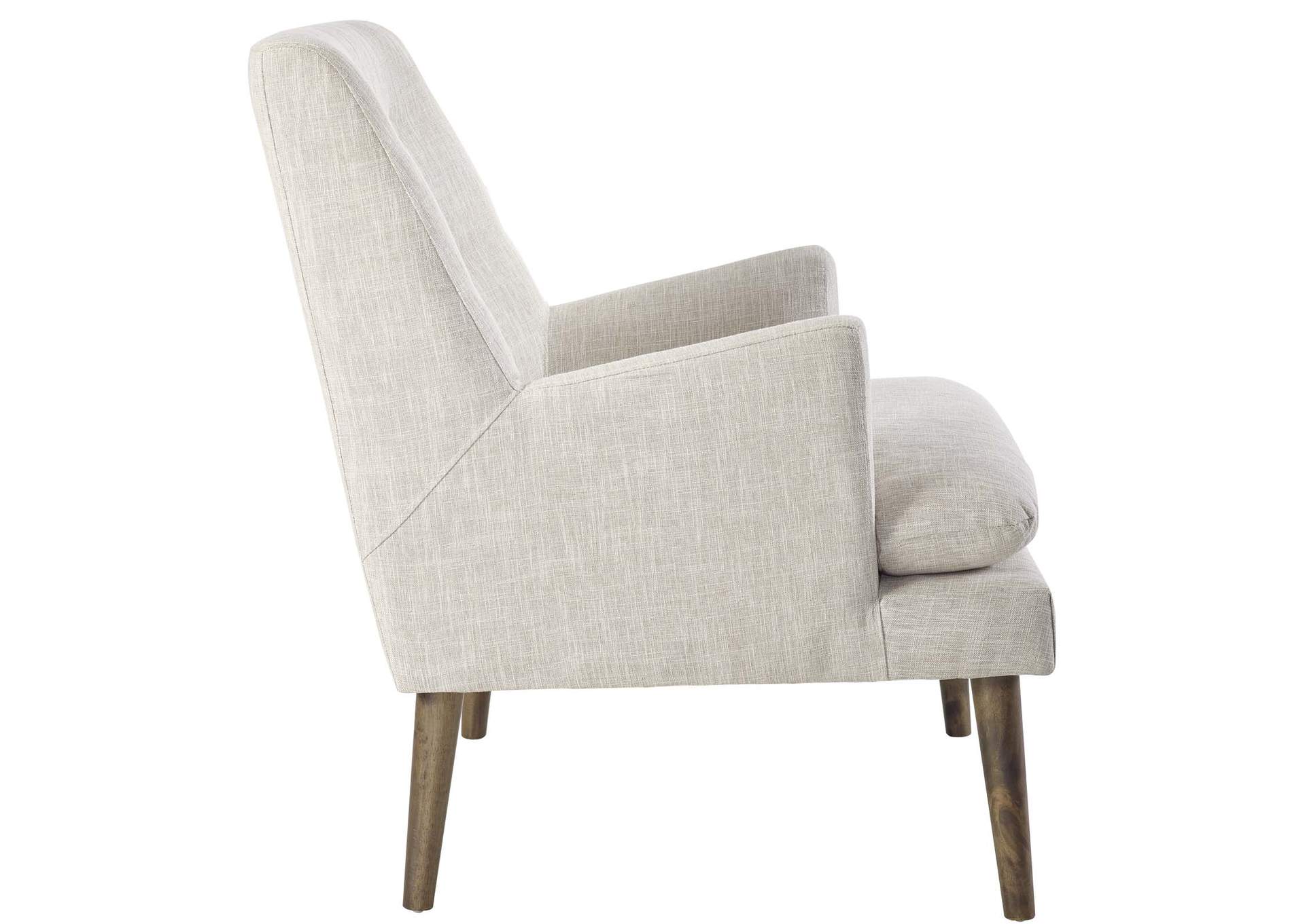 Beige Leisure Upholstered Lounge Chair,Modway