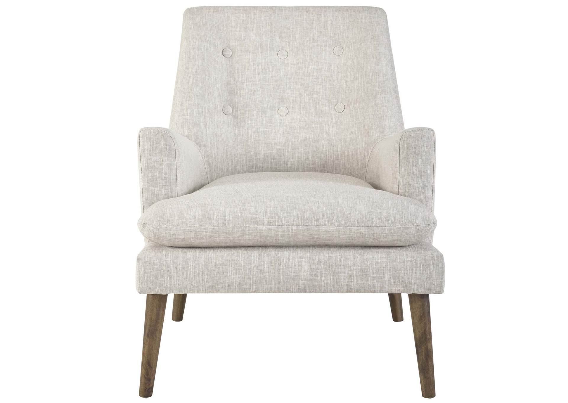 Beige Leisure Upholstered Lounge Chair,Modway