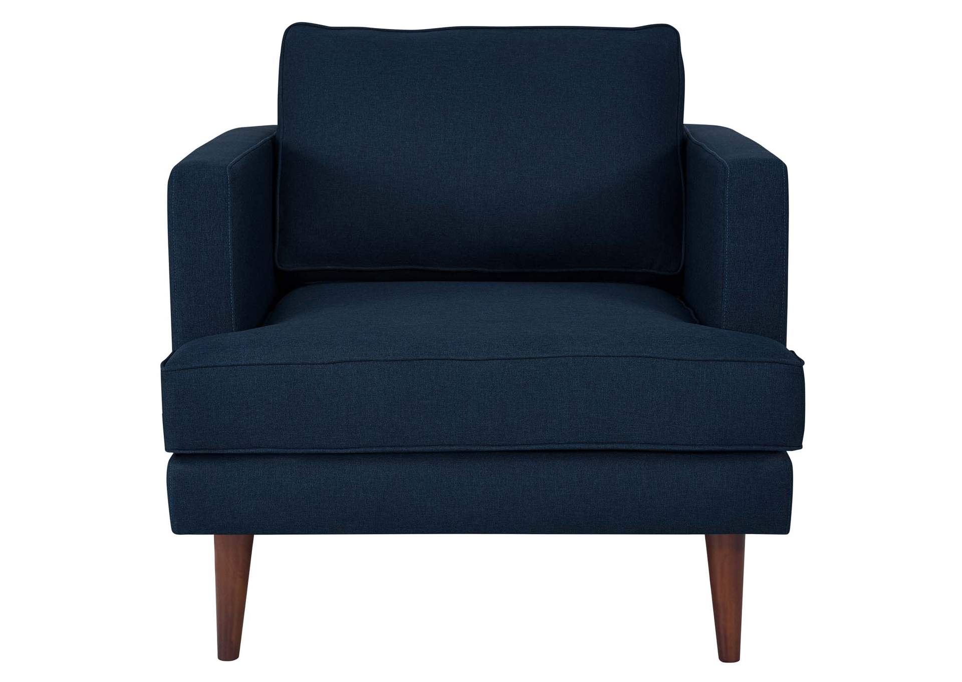 Blue Agile Upholstered Fabric Arm Chair,Modway