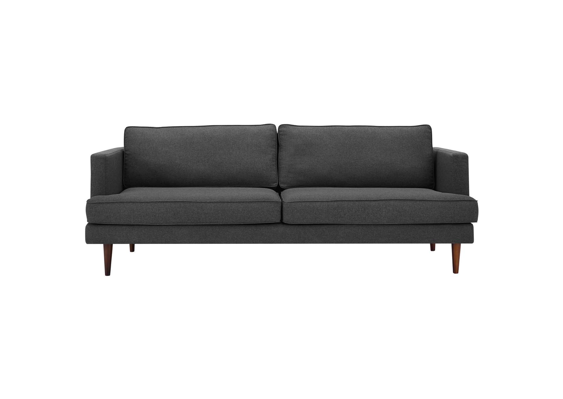 Gray Agile Upholstered Fabric Sofa,Modway