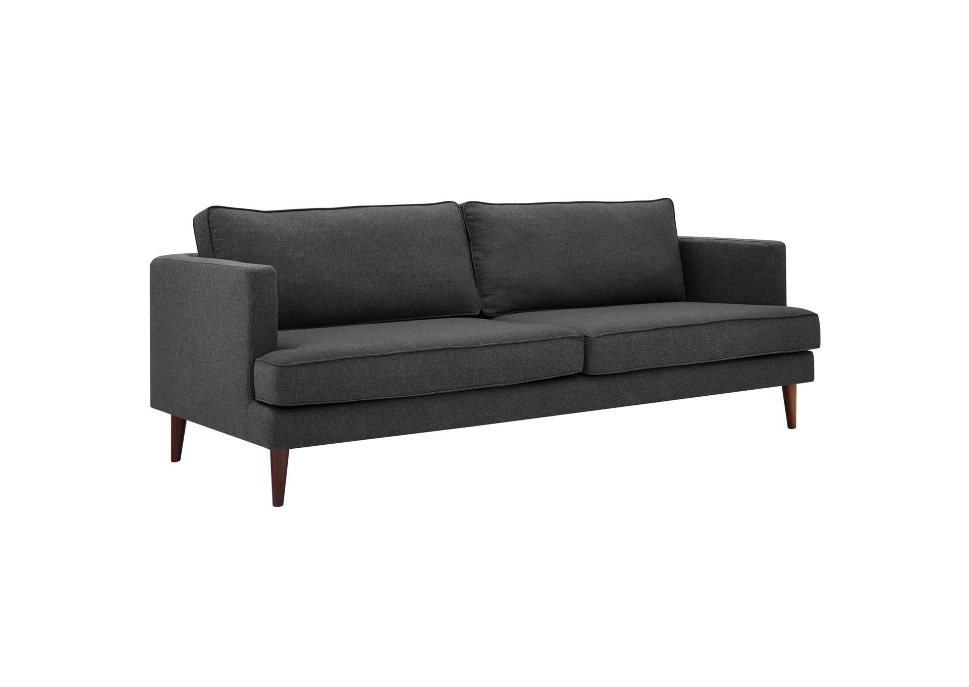 Gray Agile Upholstered Fabric Sofa,Modway