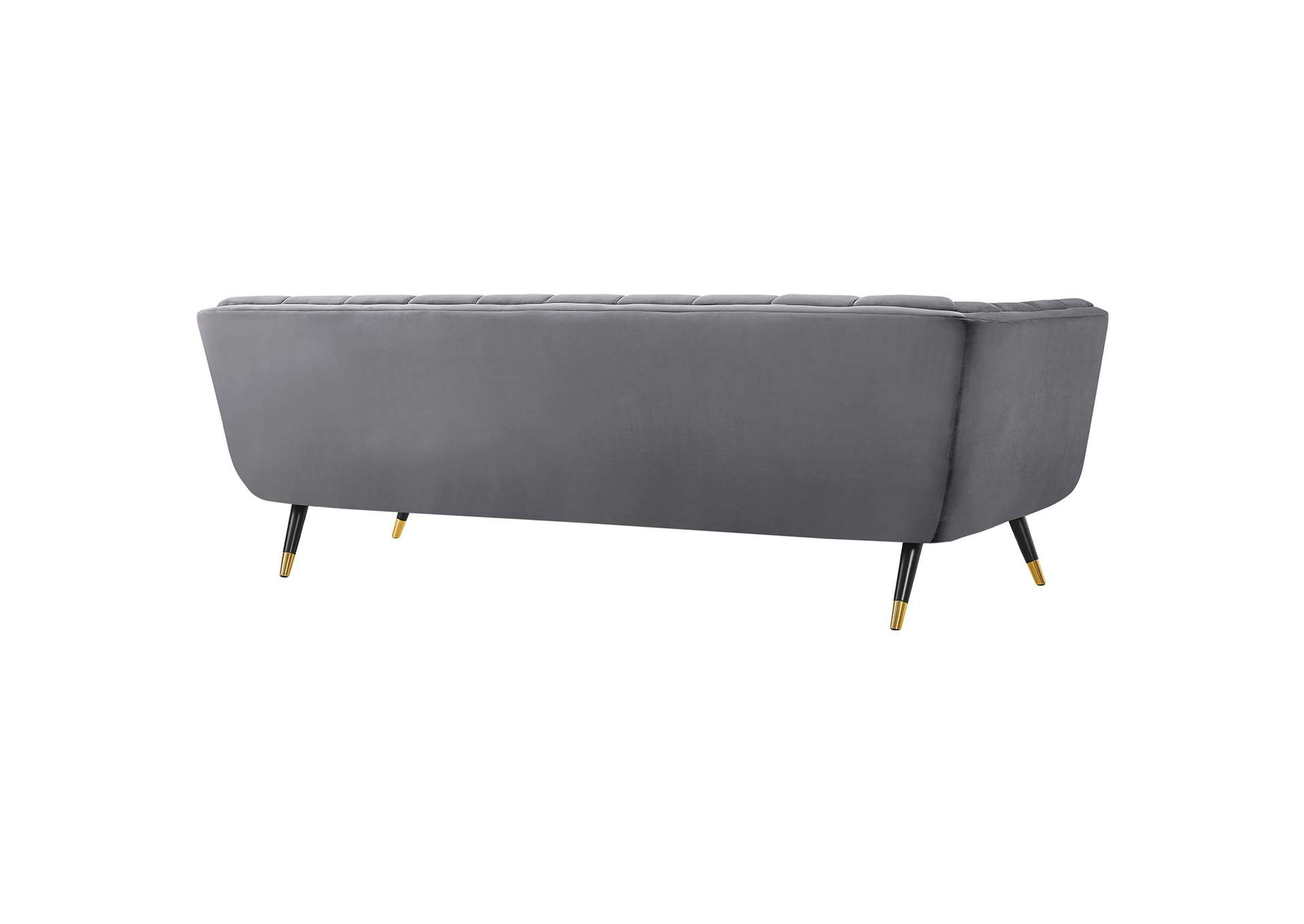 Gray Adept Performance Velvet Sofa,Modway