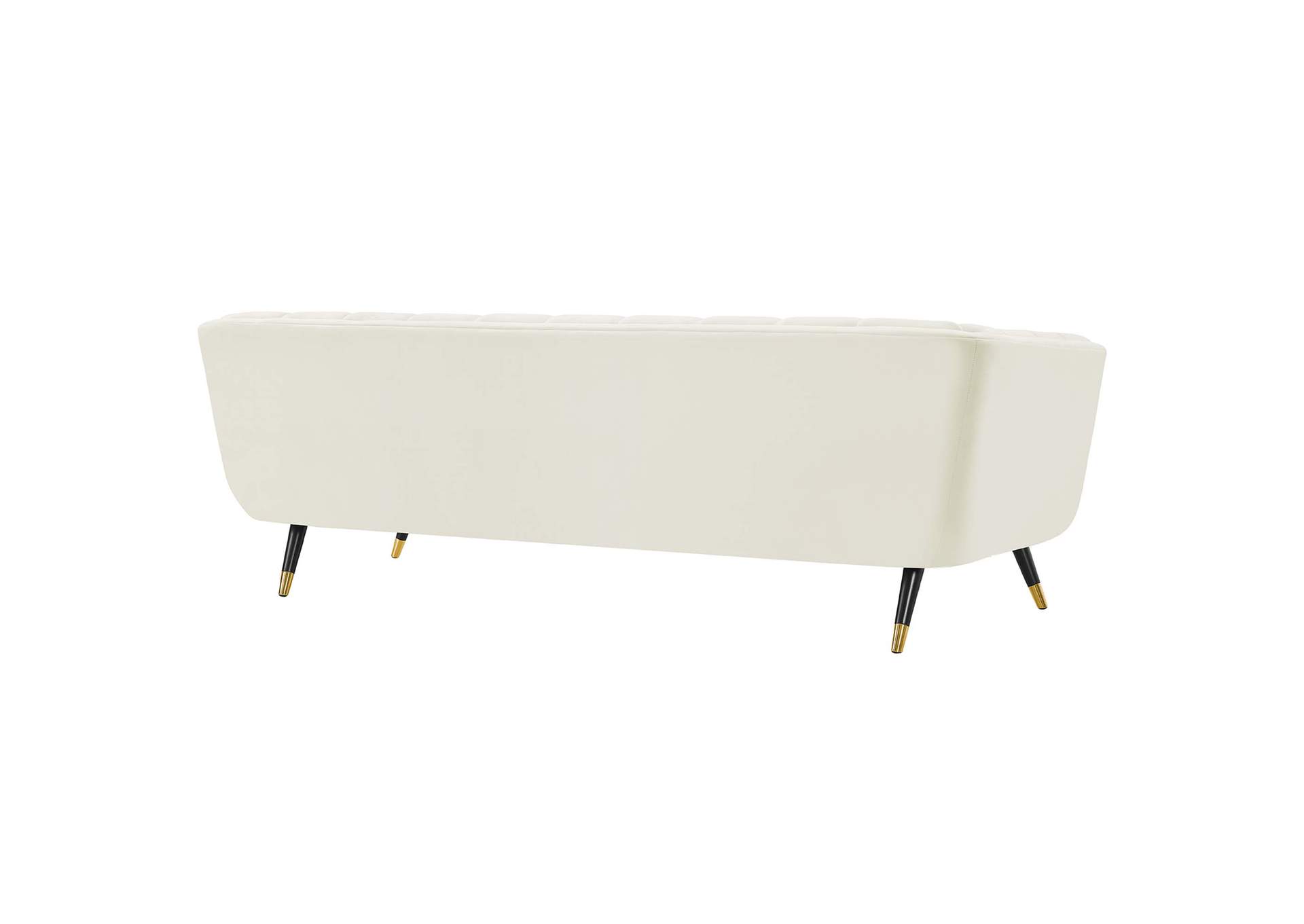 Ivory Adept Performance Velvet Sofa,Modway