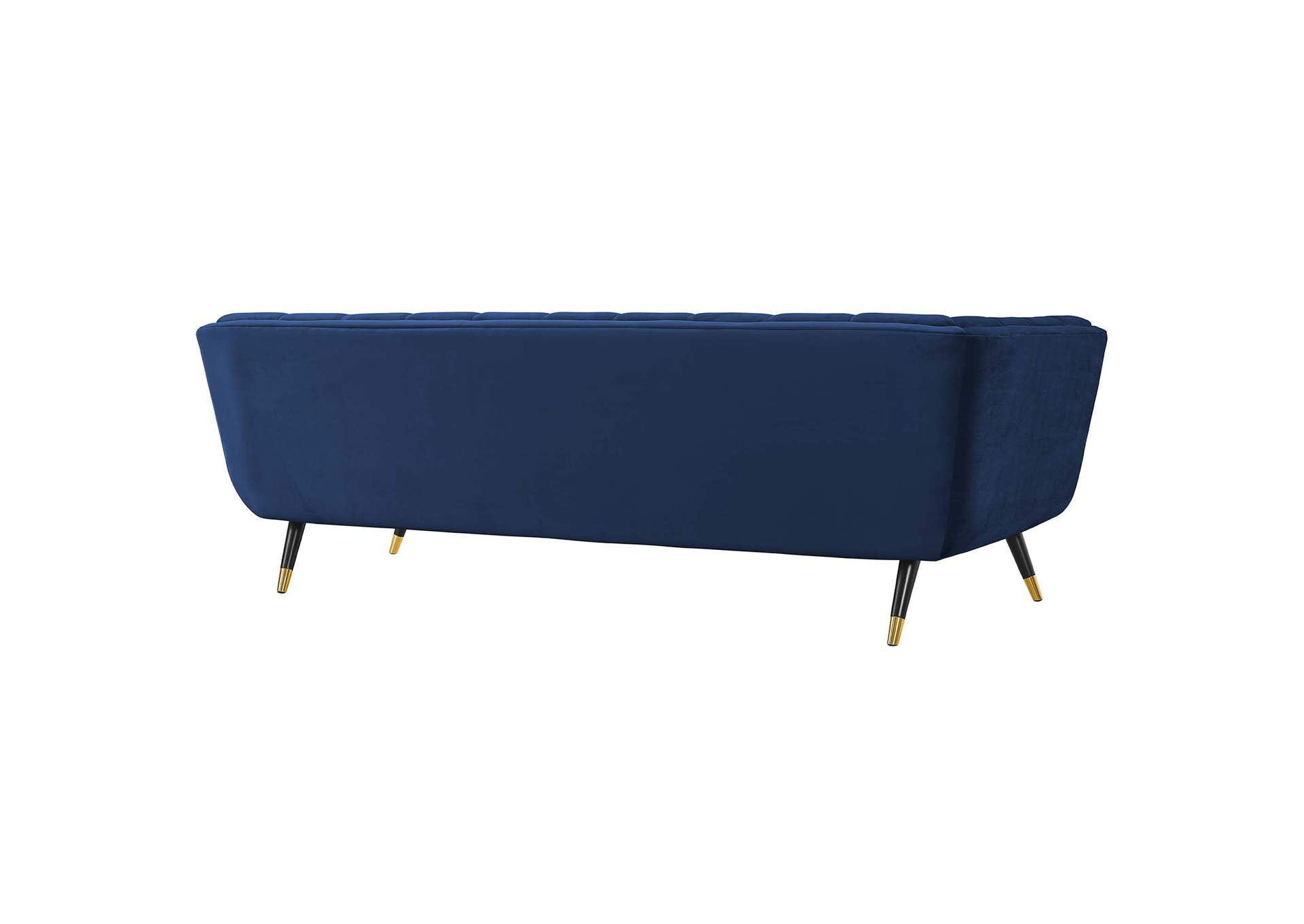 Midnight Blue Adept Performance Velvet Sofa,Modway