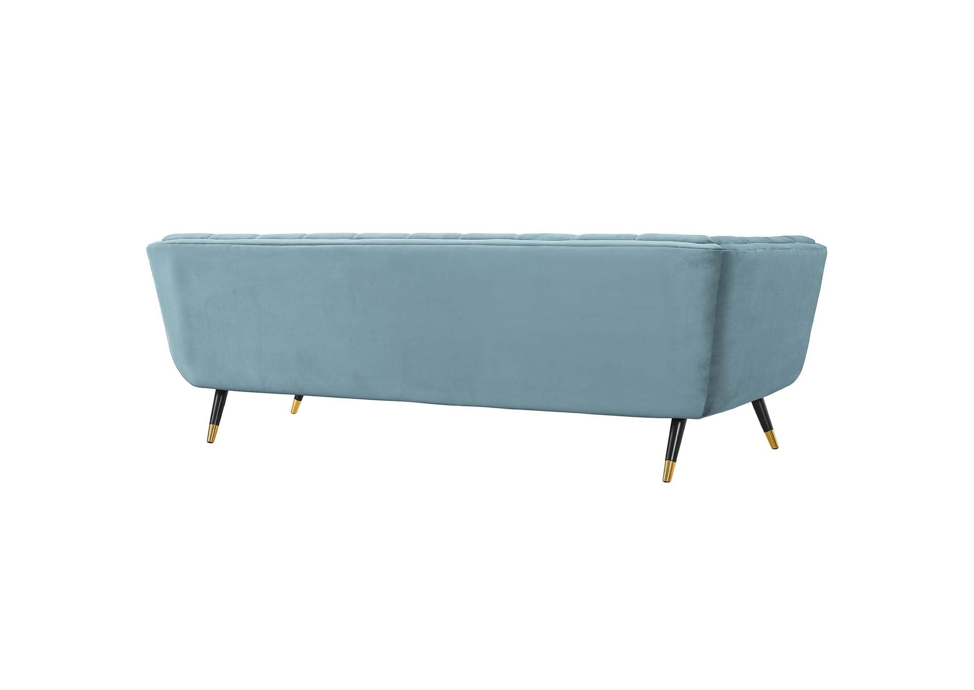 Sea Blue Adept Performance Velvet Sofa,Modway