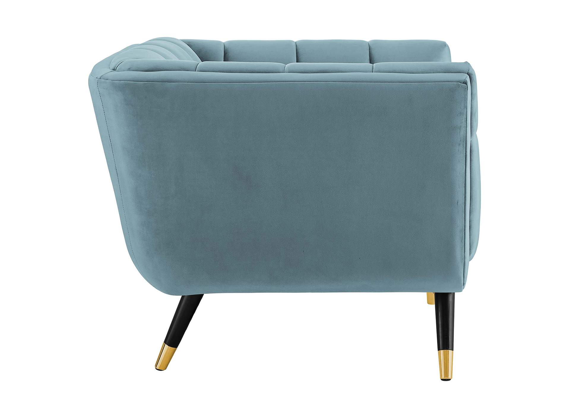 Adept Sea Blue Performance Velvet Armchair,Modway