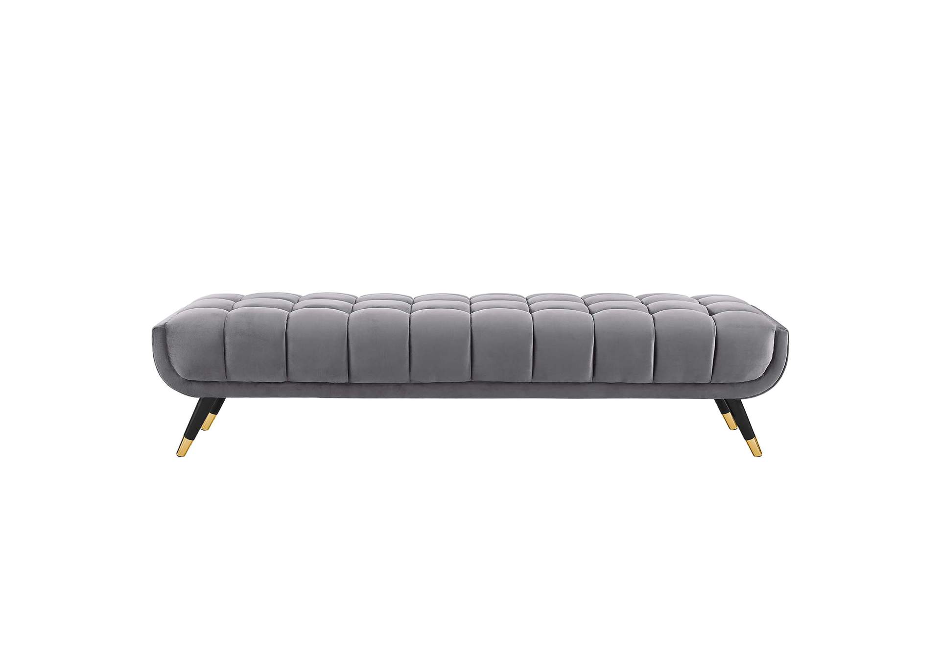 Gray Adept Performance Velvet Bench,Modway