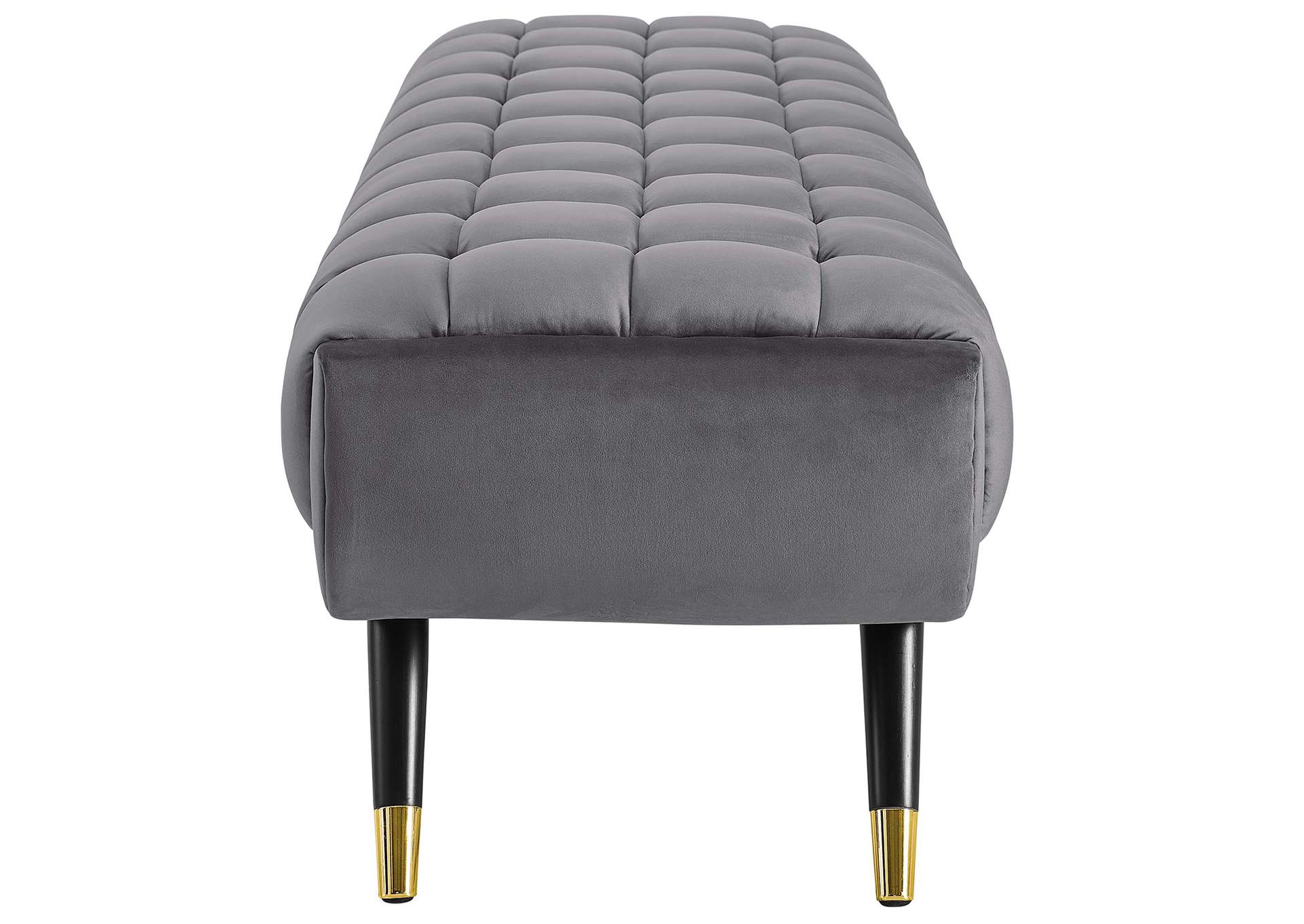 Gray Adept Performance Velvet Bench,Modway