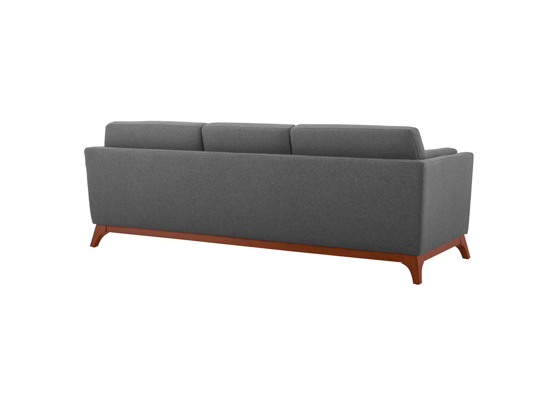 Gray Chance Upholstered Fabric Sofa,Modway