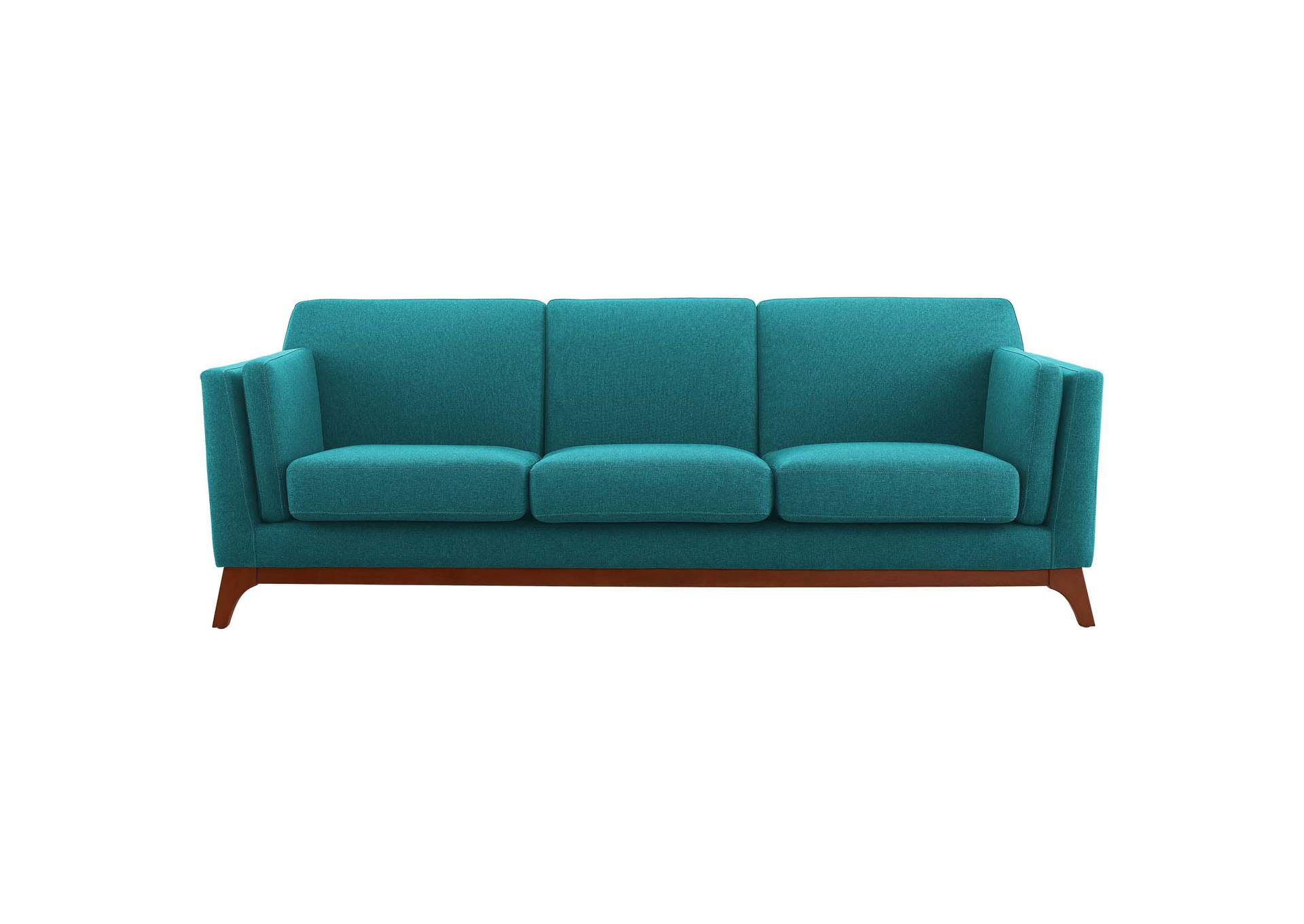 Teal Chance Upholstered Fabric Sofa,Modway