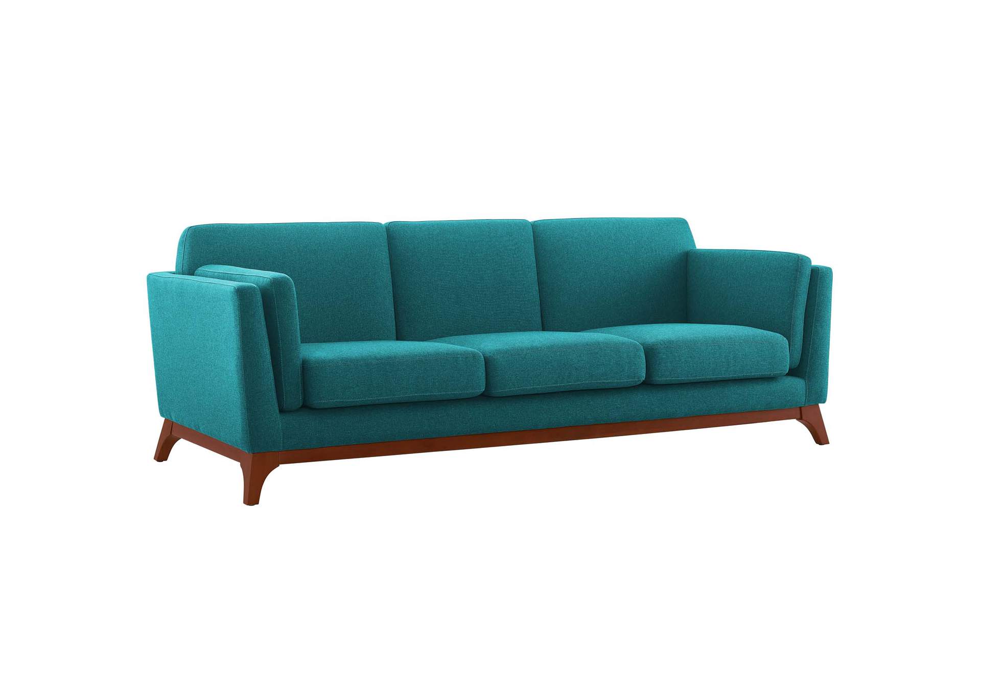 Teal Chance Upholstered Fabric Sofa,Modway