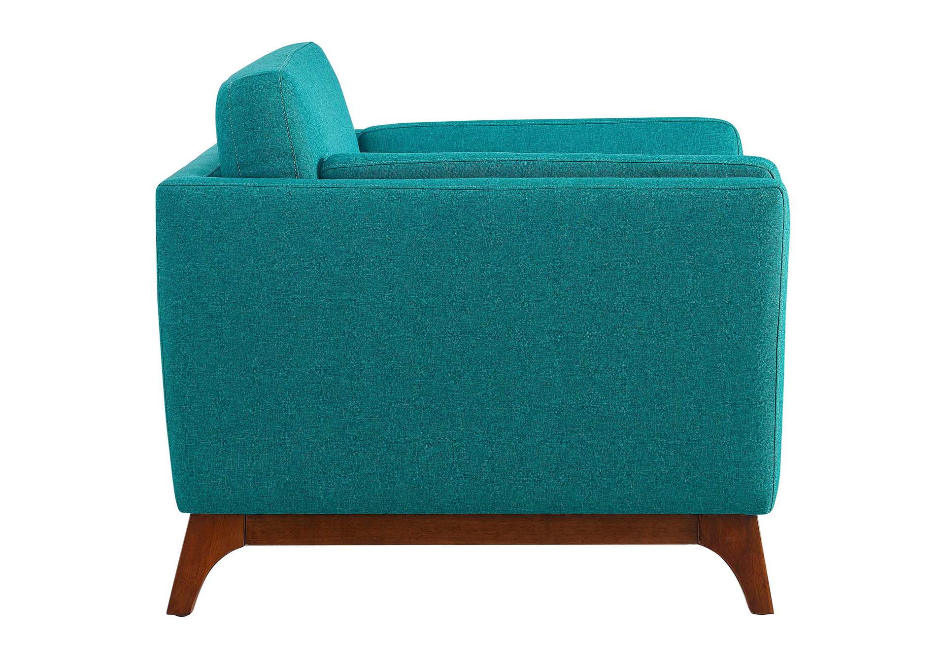 Teal Chance Upholstered Fabric Arm Chair,Modway