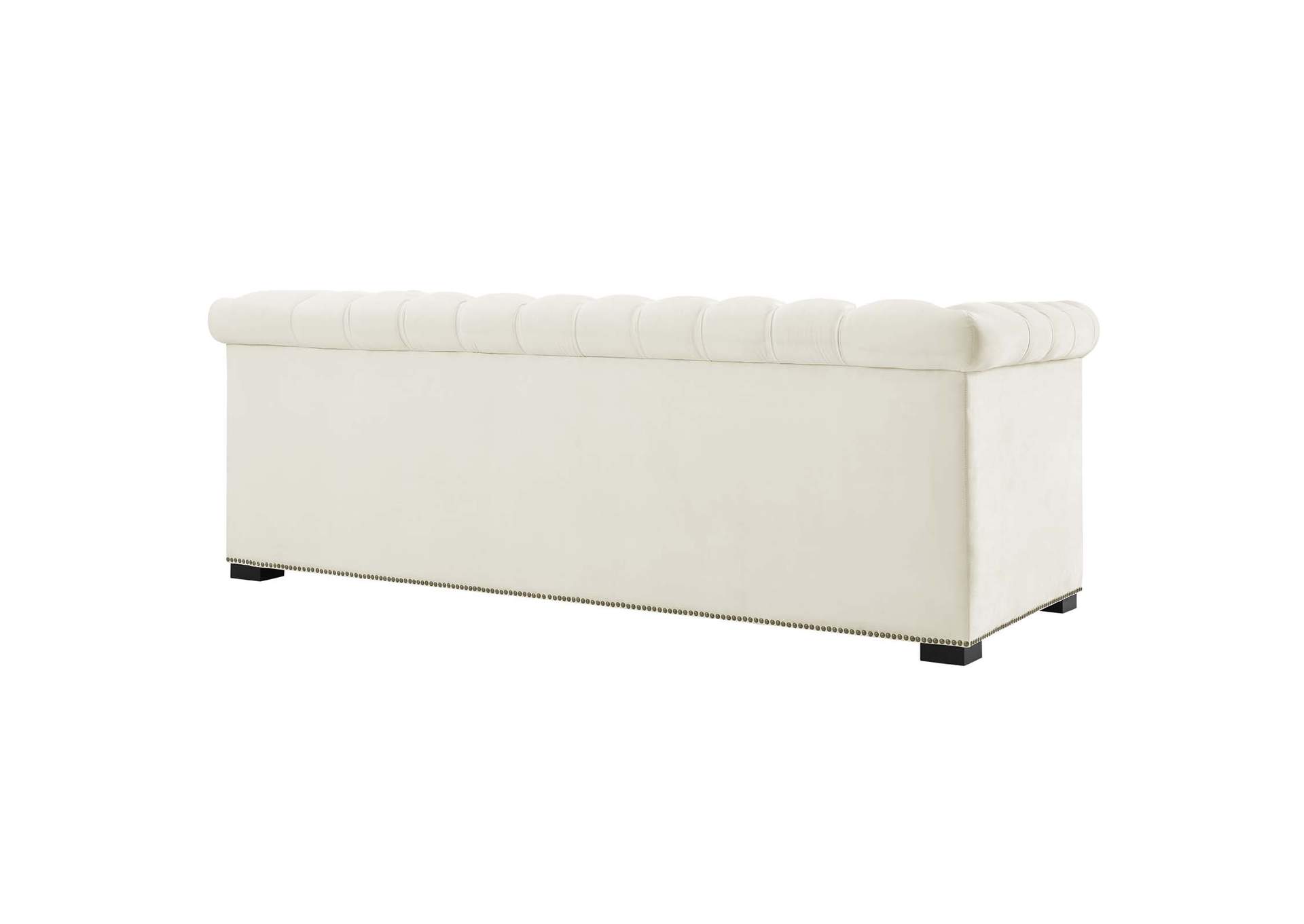 Ivory Heritage Performance Velvet Sofa,Modway