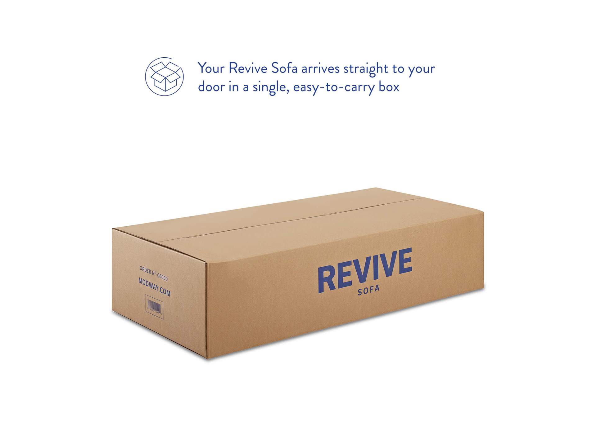 Azure Revive Upholstered Fabric Sofa,Modway