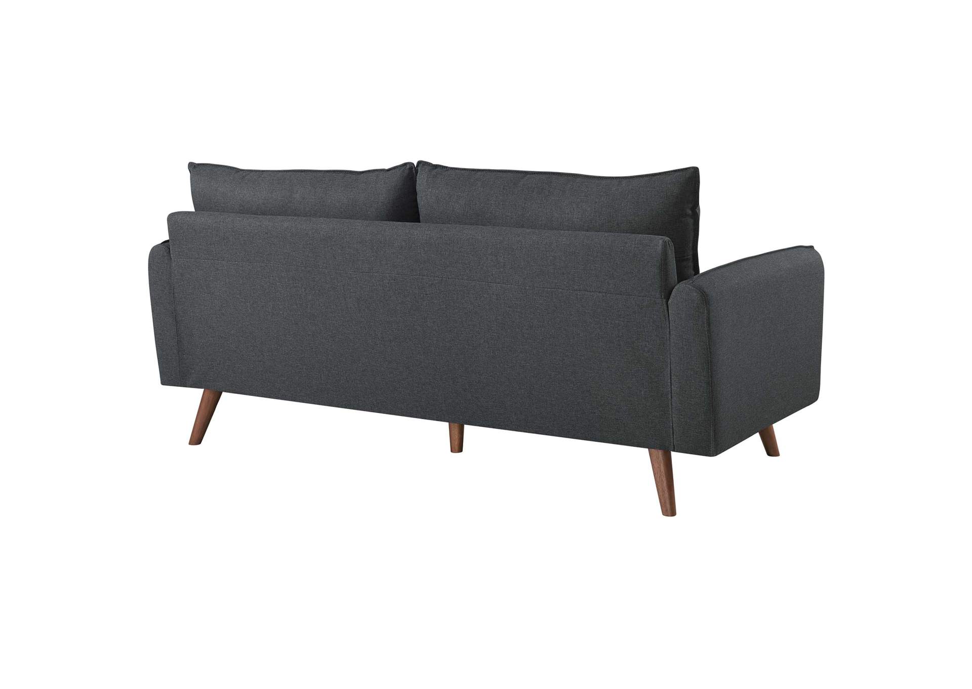 Gray Revive Upholstered Fabric Sofa,Modway