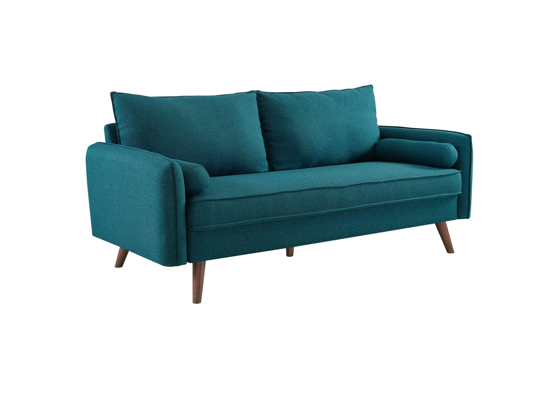 Teal Revive Upholstered Fabric Sofa,Modway