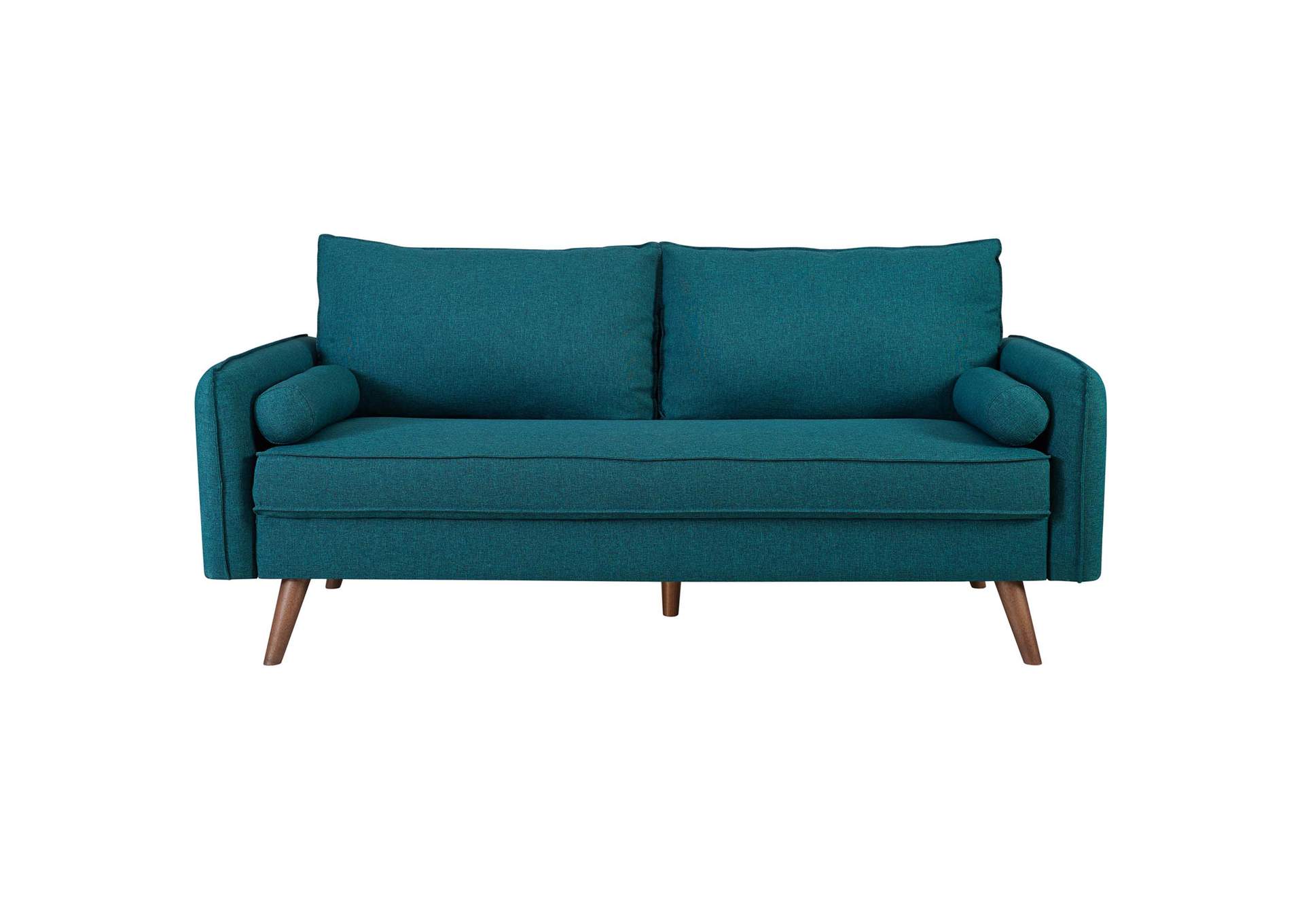 Teal Revive Upholstered Fabric Sofa,Modway