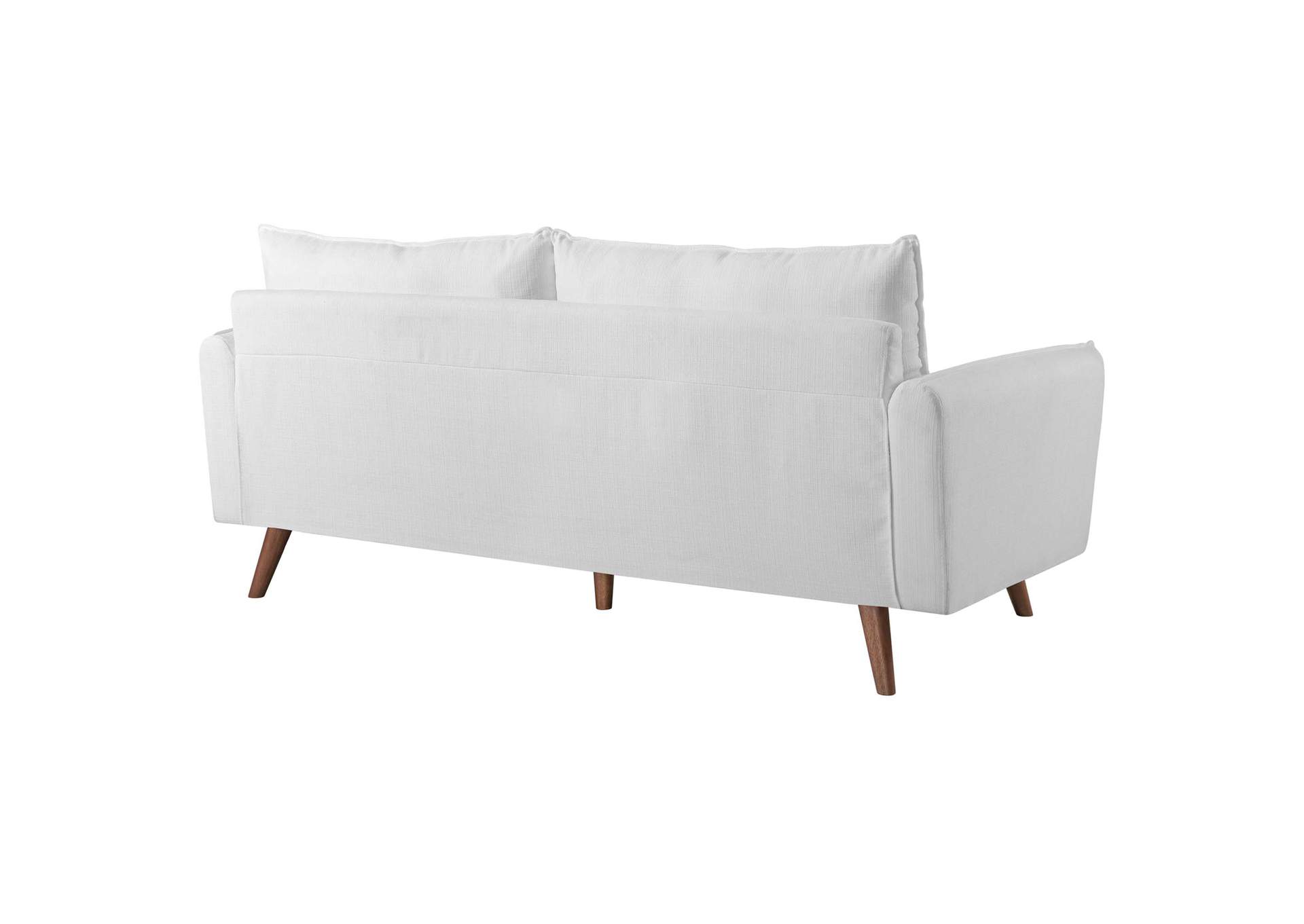 White Revive Upholstered Fabric Sofa,Modway
