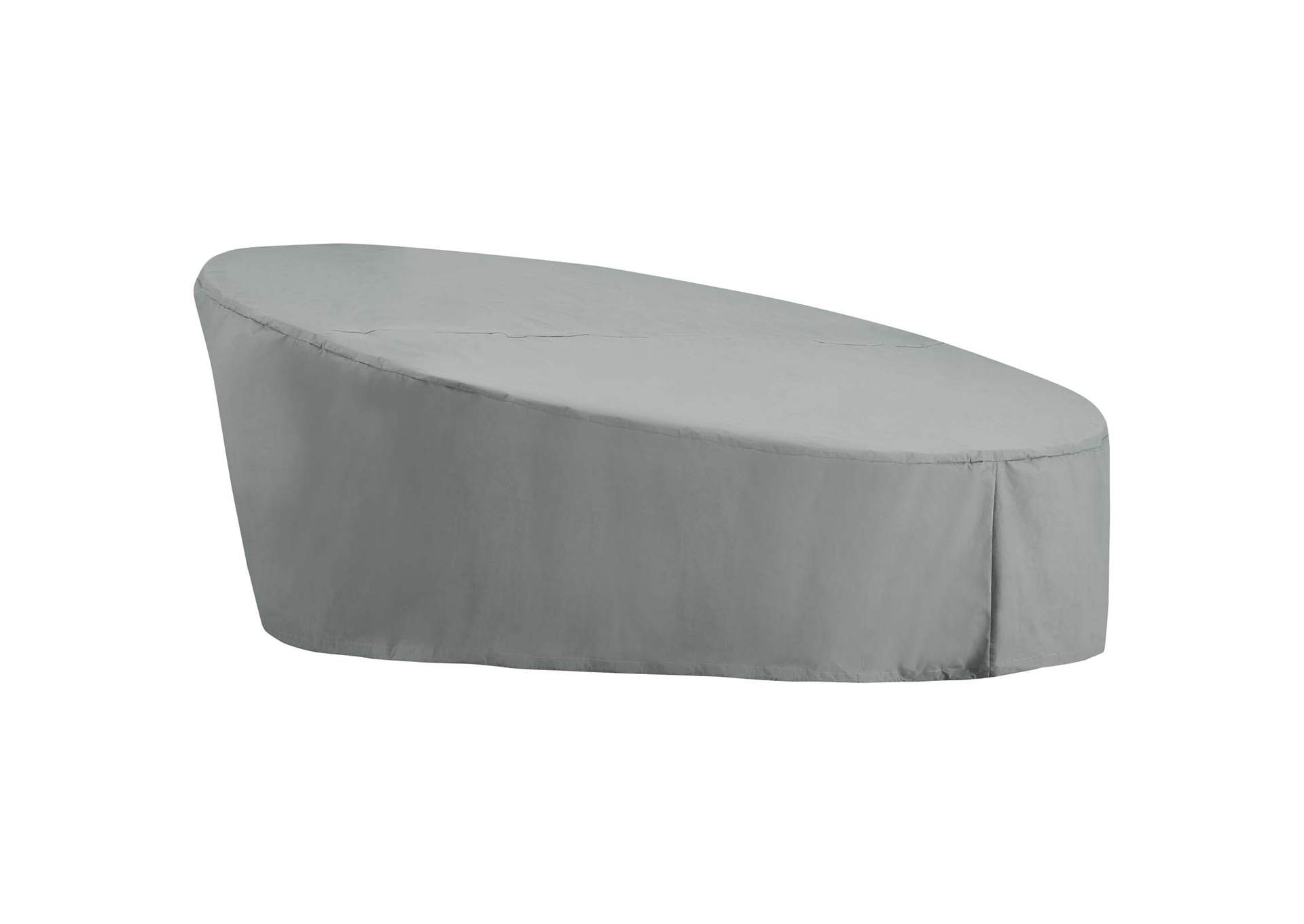 Gray Immerse Convene / Sojourn / Summon Daybed Outdoor Patio Furniture Cover,Modway