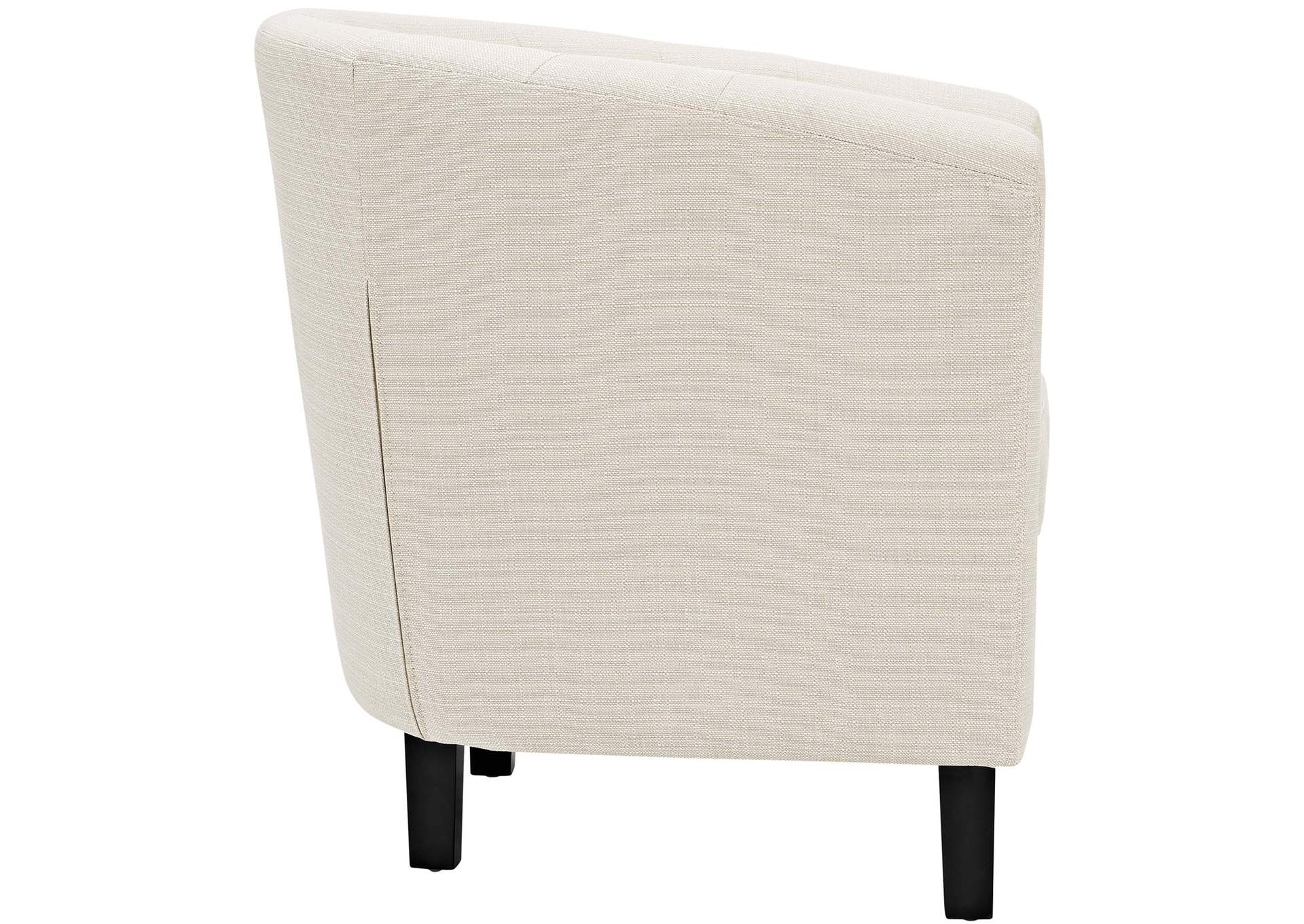 Beige Prospect 2 Piece Upholstered Fabric Loveseat and Armchair Set,Modway