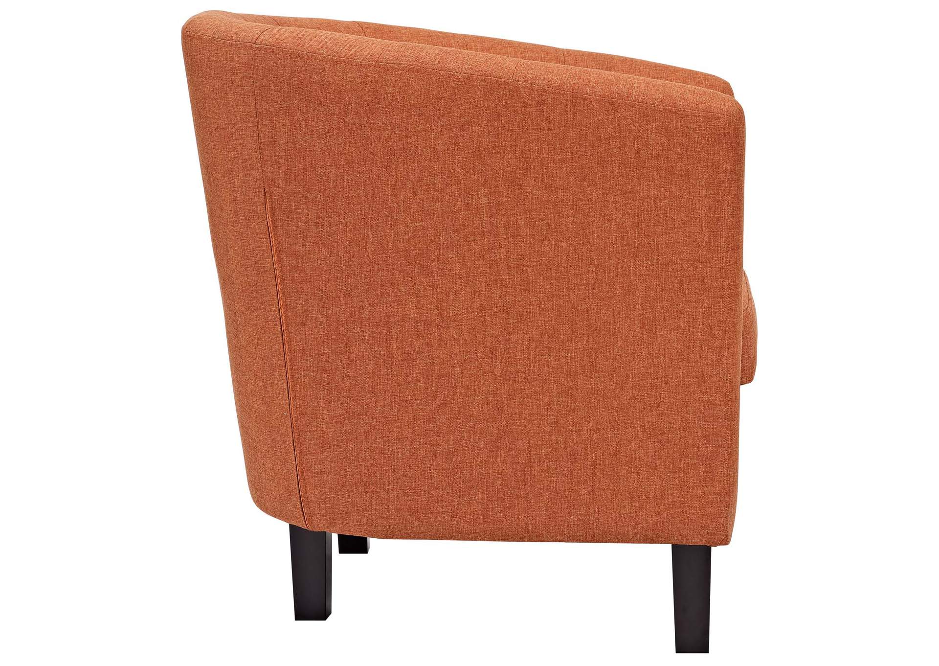 Orange Prospect 3 Piece Upholstered Fabric Loveseat and Armchair Set,Modway