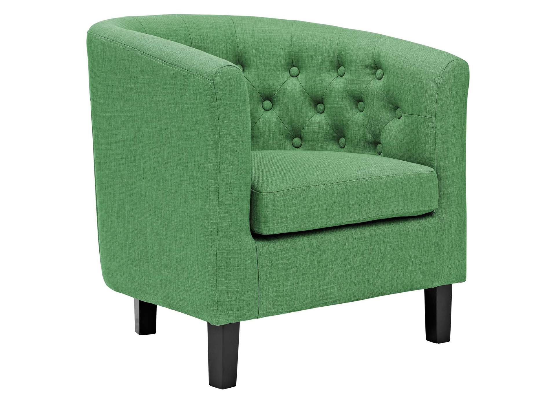 Green Prospect 2 Piece Upholstered Fabric Arm Chair Set,Modway