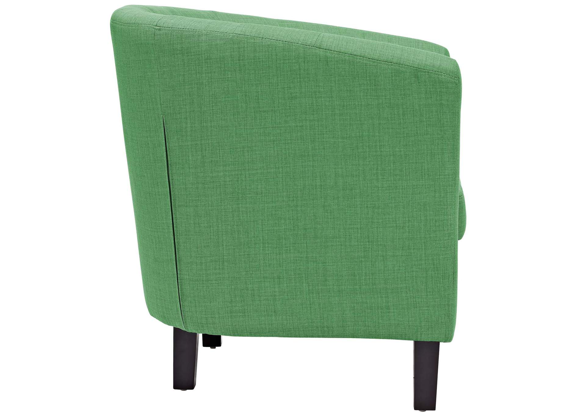 Green Prospect 2 Piece Upholstered Fabric Arm Chair Set,Modway