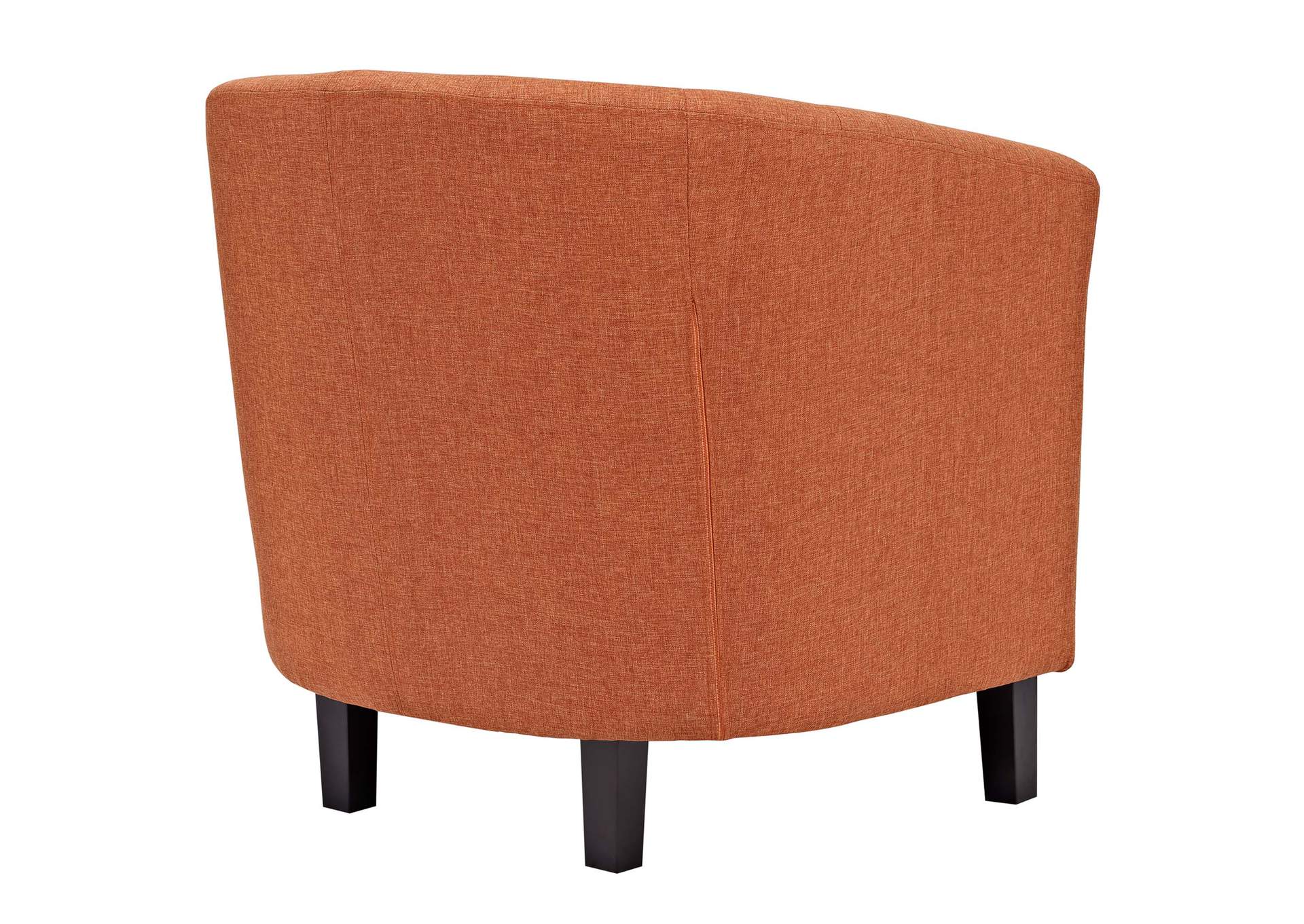 Orange Prospect 2 Piece Upholstered Fabric Arm Chair Set,Modway