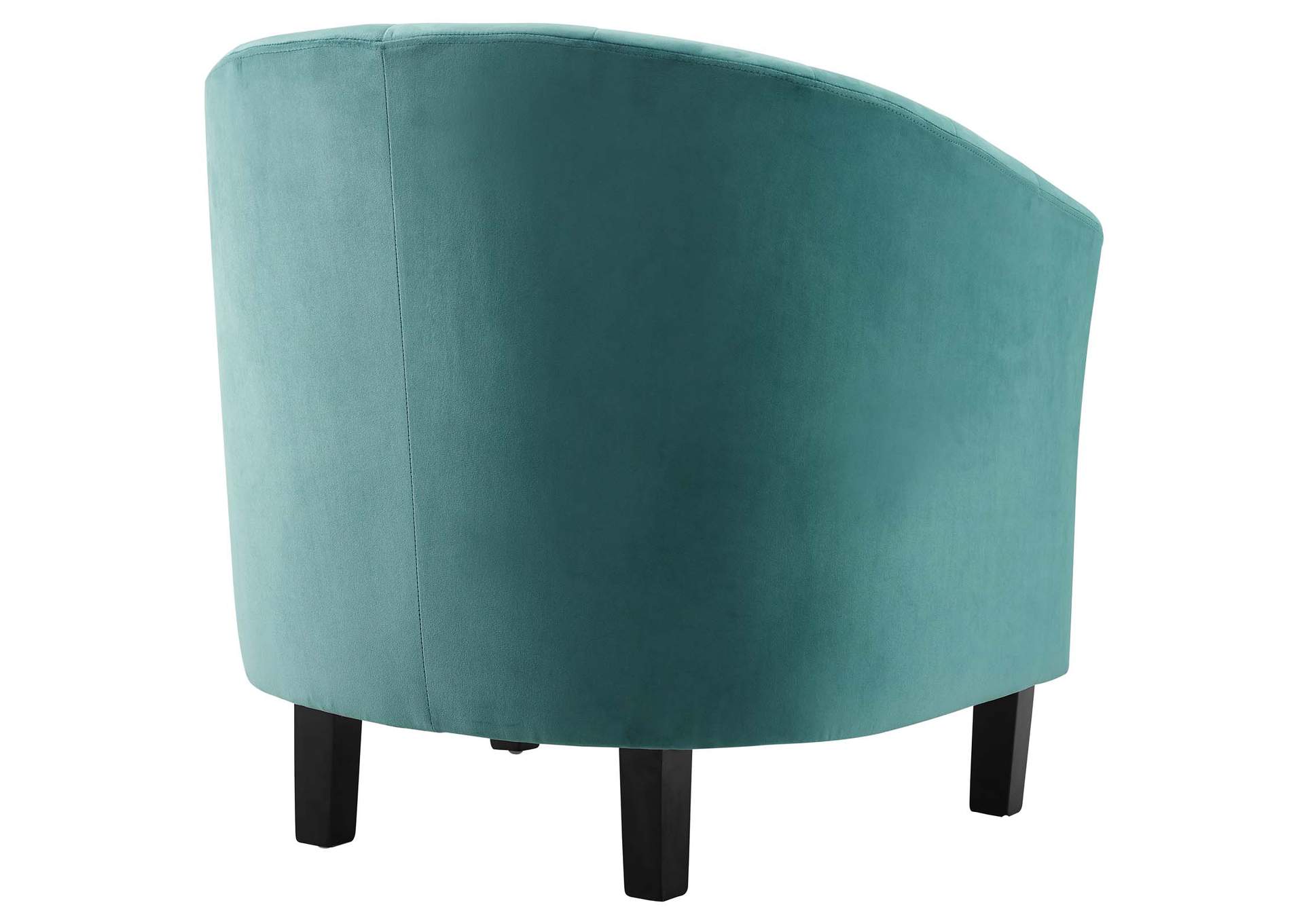 Teal Prospect Channel Tufted Performance Velvet Arm Chair,Modway