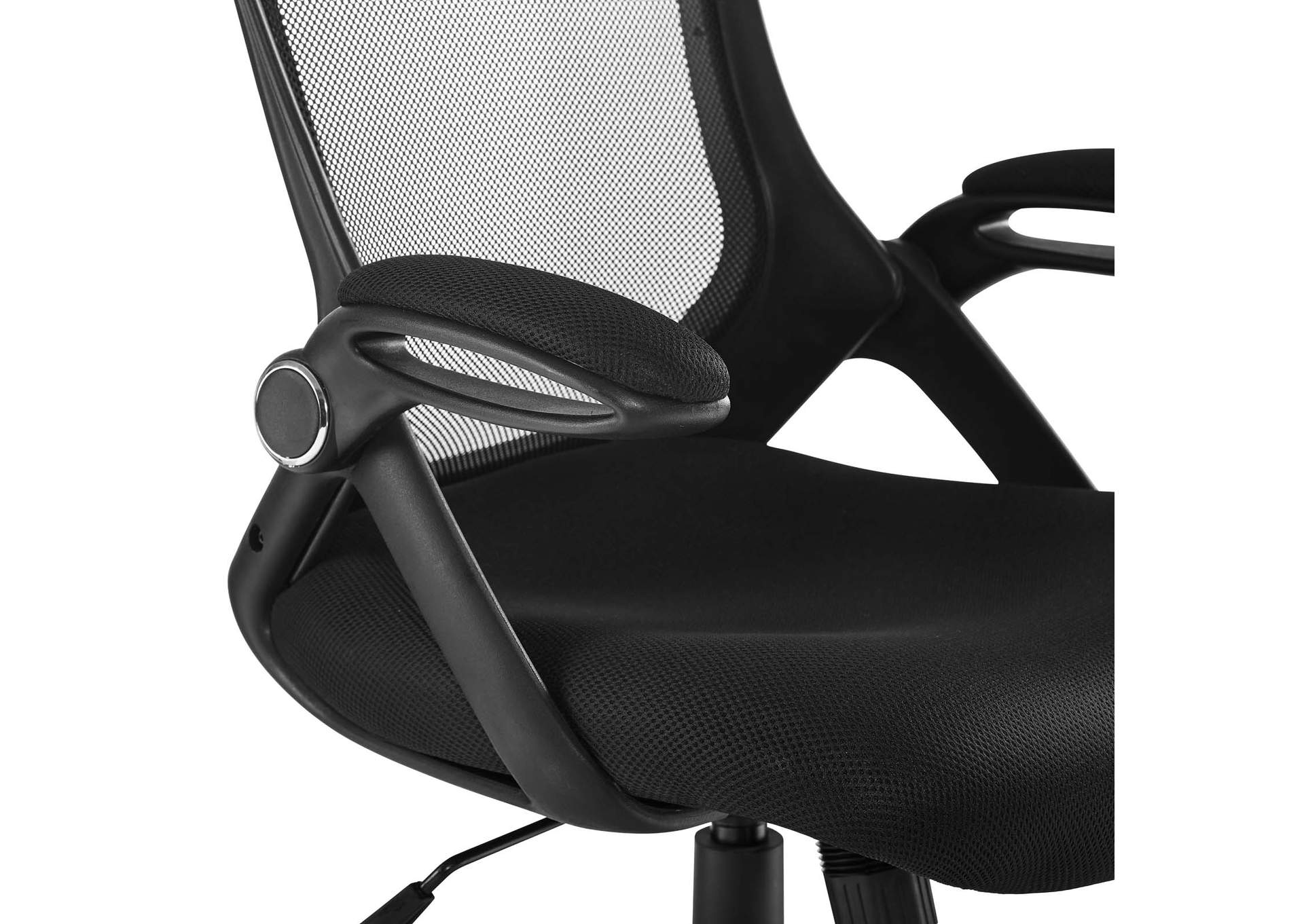 Black Assert Mesh Office Chair,Modway