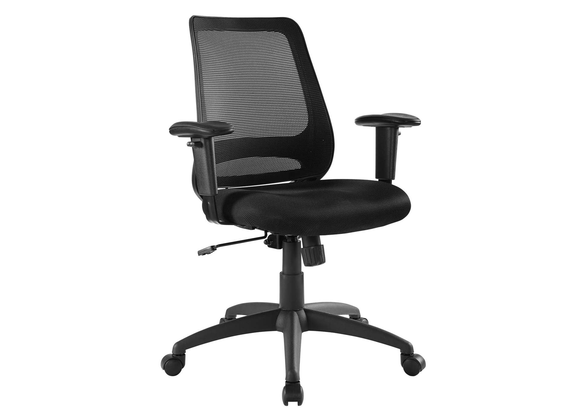 Black Forge Mesh Office Chair,Modway