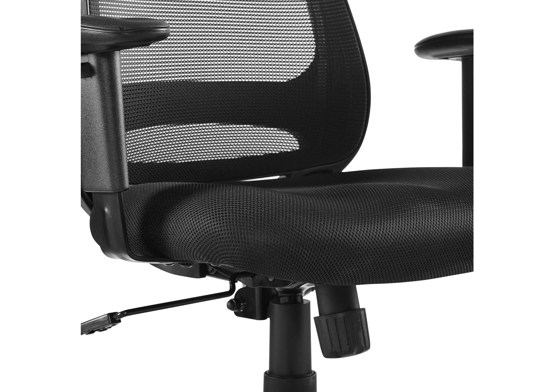 Black Forge Mesh Office Chair,Modway