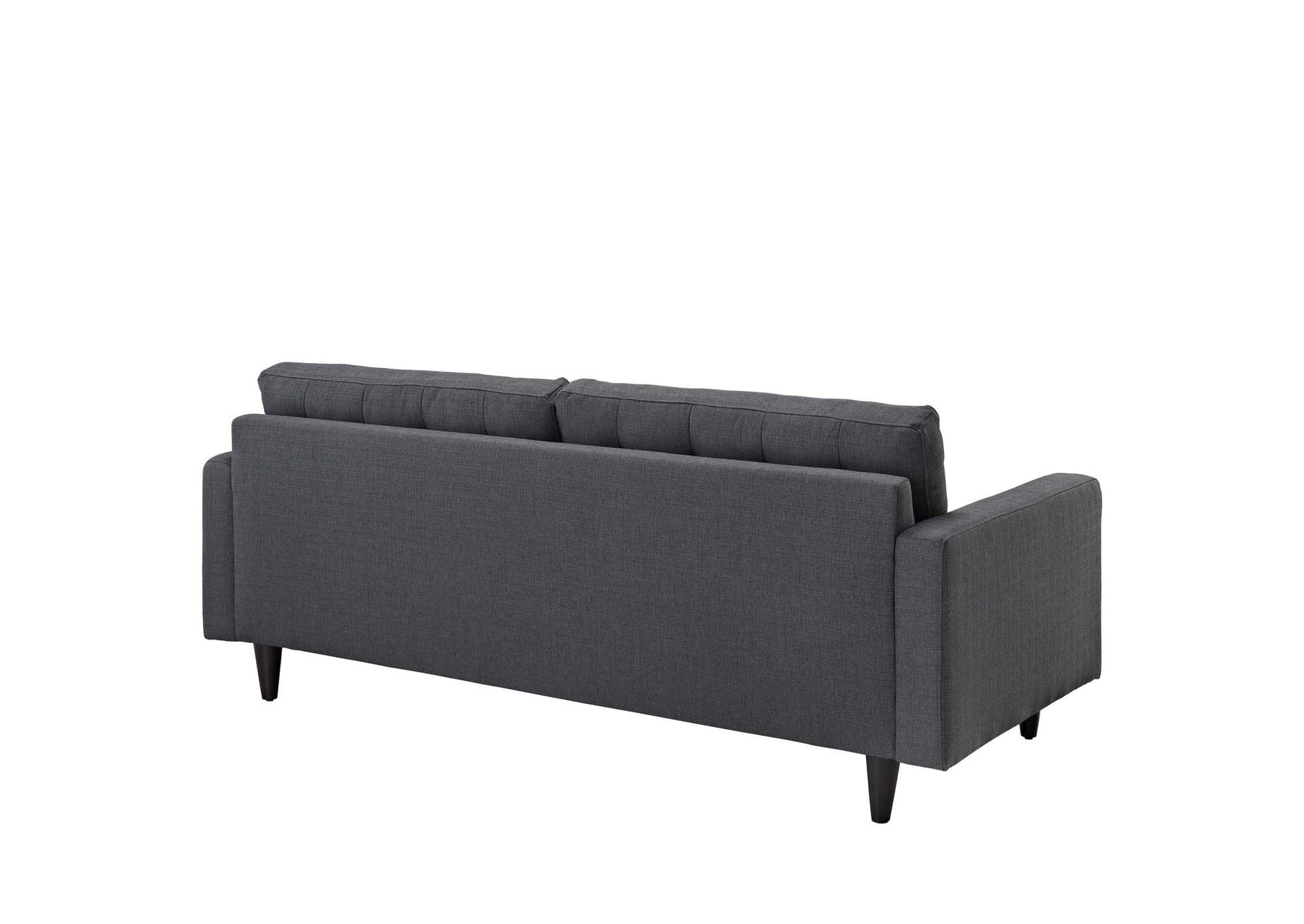 Gray Empress Sofa, Loveseat and Armchair [Set of 3],Modway