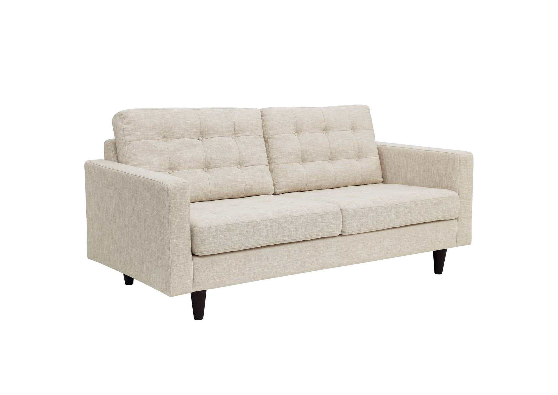 Beige Empress Sofa and Loveseat [Set of 2],Modway
