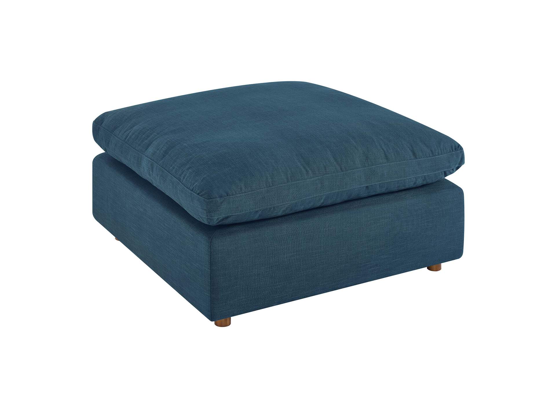 Azure Commix Down Filled Overstuffed Ottoman,Modway