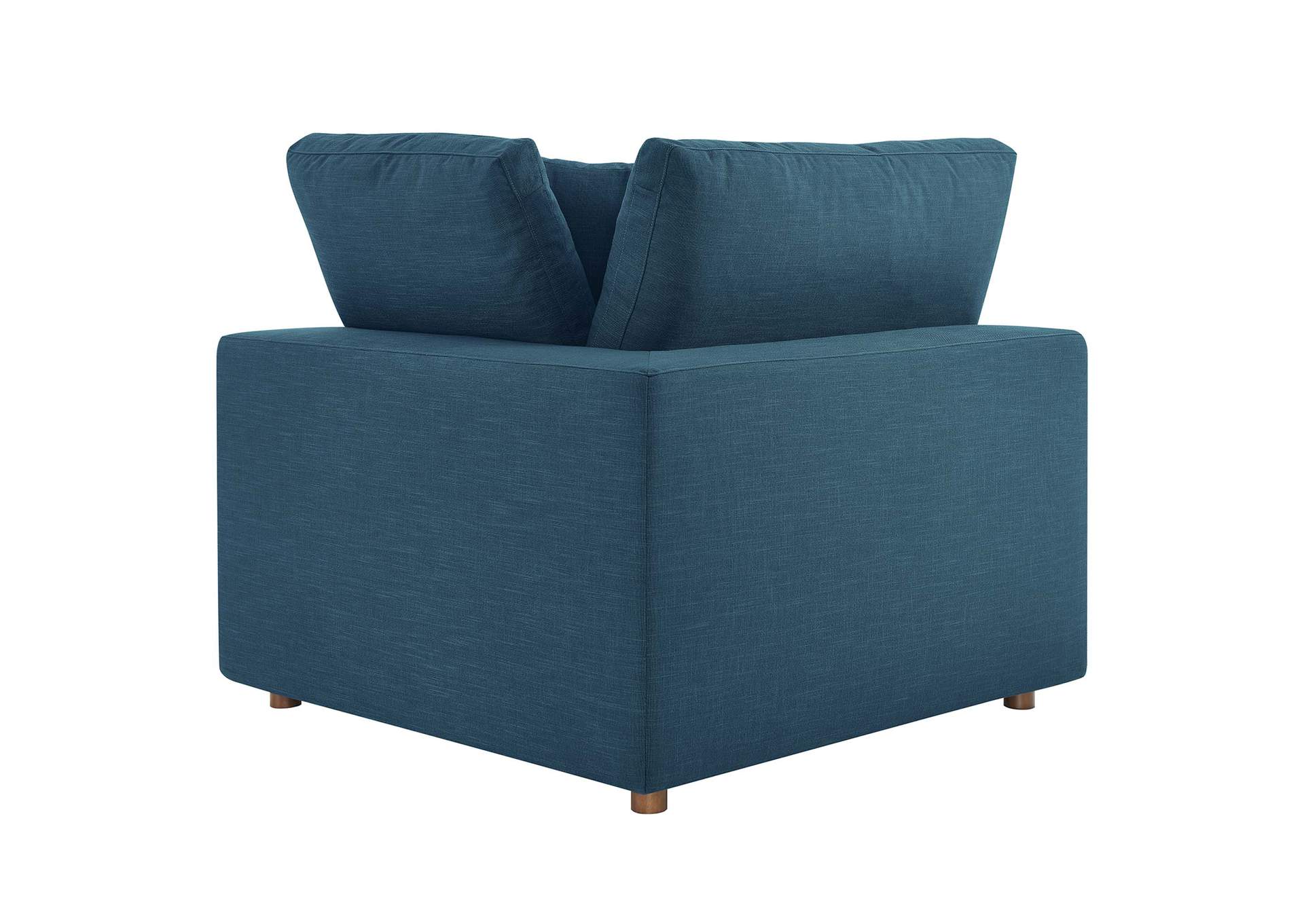 Azure Commix Down Filled Overstuffed Corner Chair,Modway