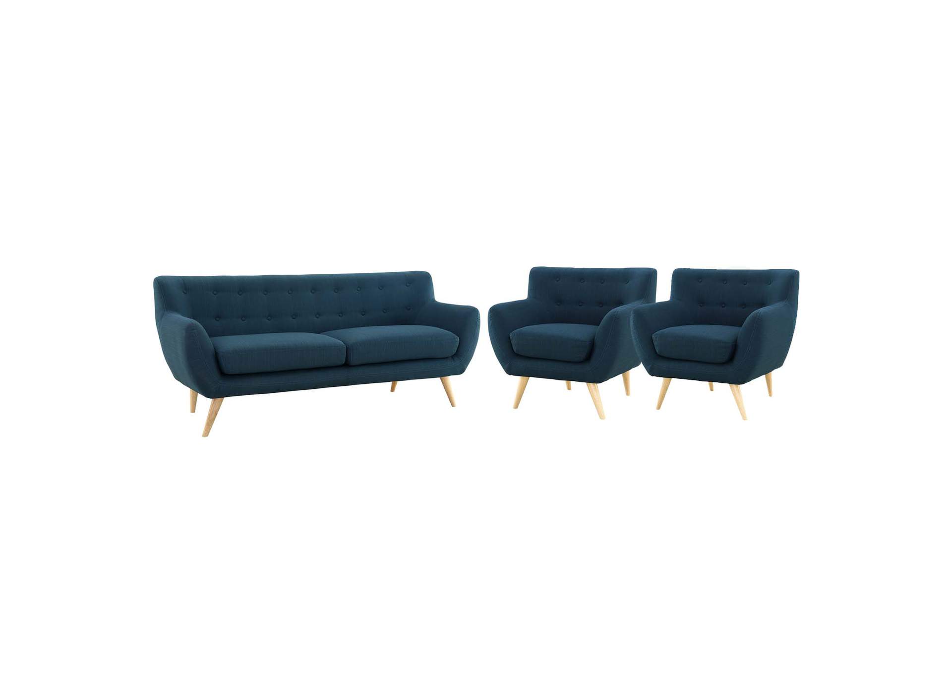 Azure Remark 3 Piece Living Room Set,Modway