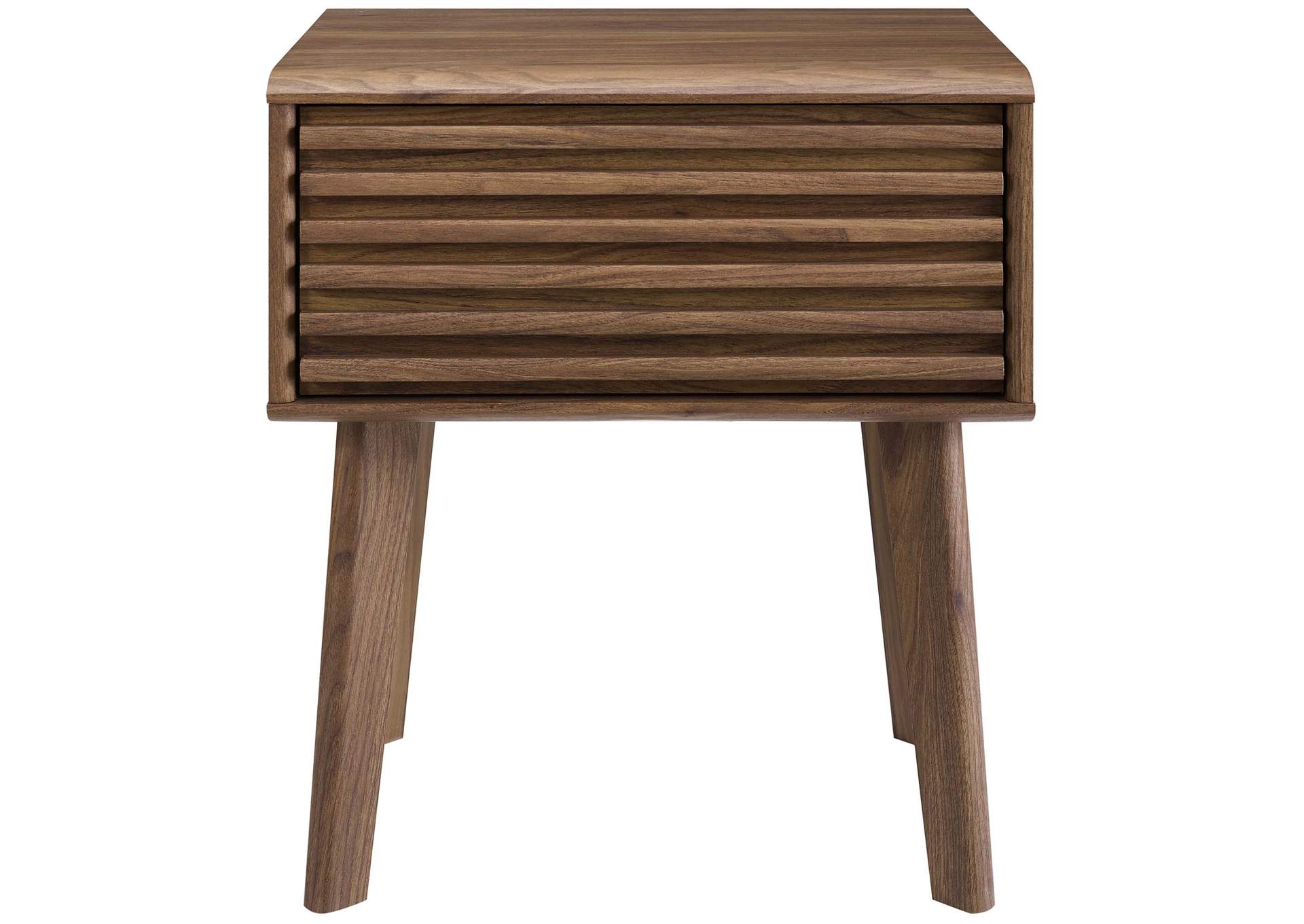 Walnut Render End Table,Modway